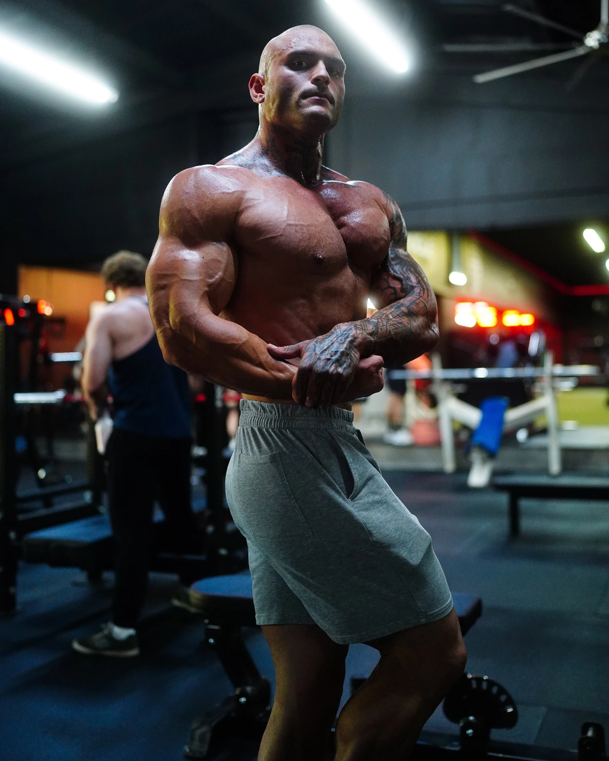 Bodybuilder at Iron Legion
