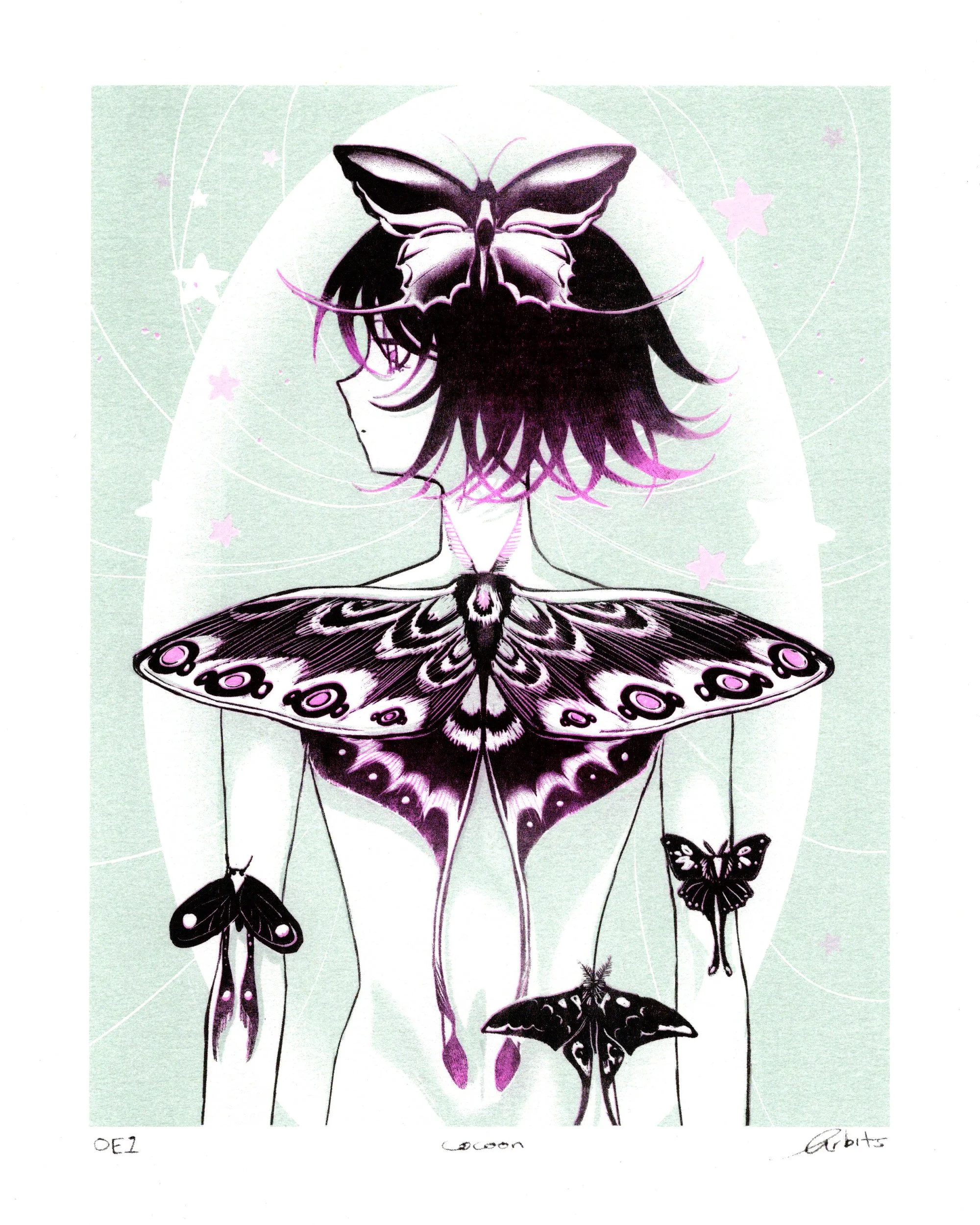 Cocoon: Original Riso Print