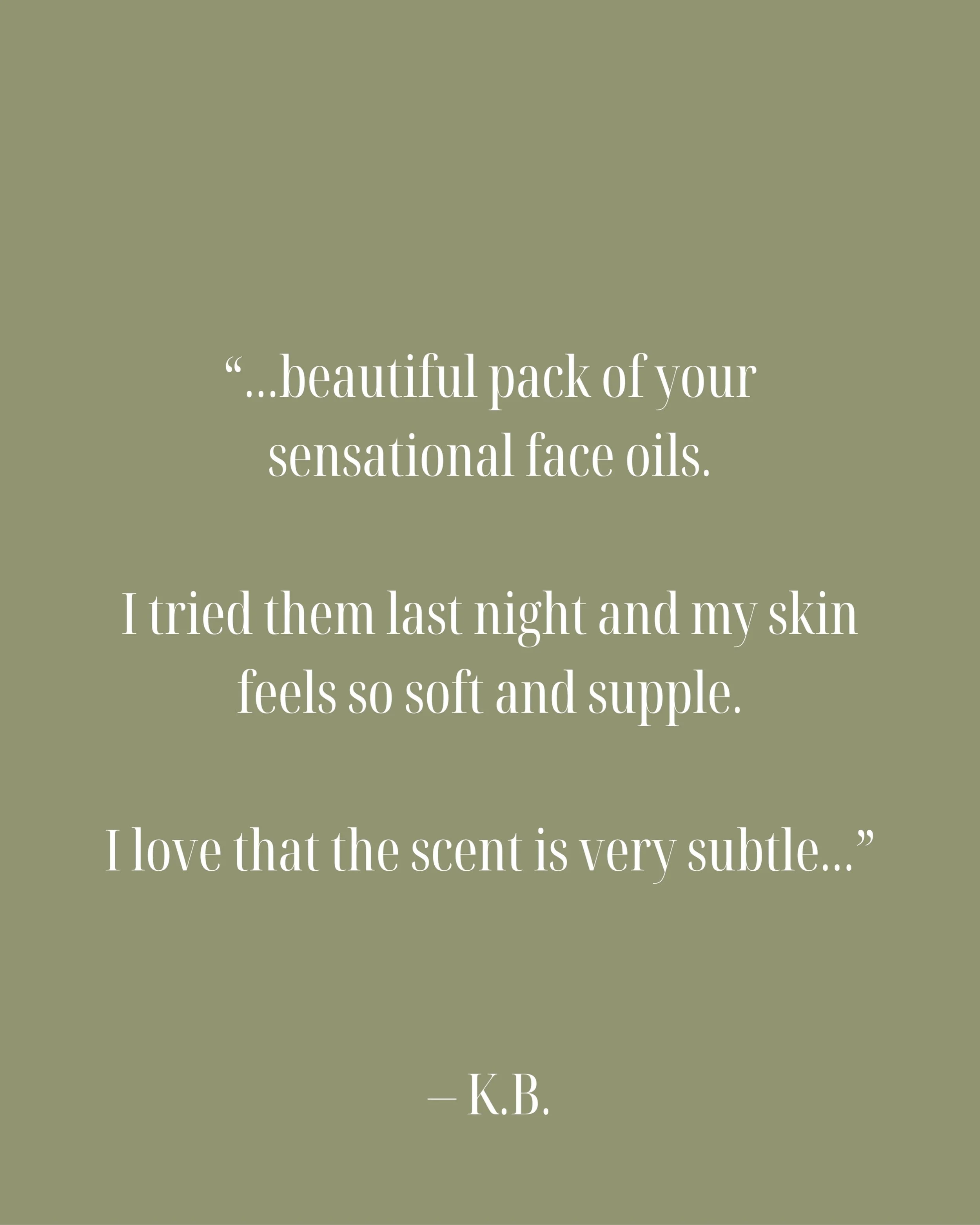 Kind words like these mean so much to a small, independent studio.

Every AREUM formulation is created slowly and intentionally, with ingredients chosen to care for the skin and make the everyday ritual feel a little more considered.

To hear that th