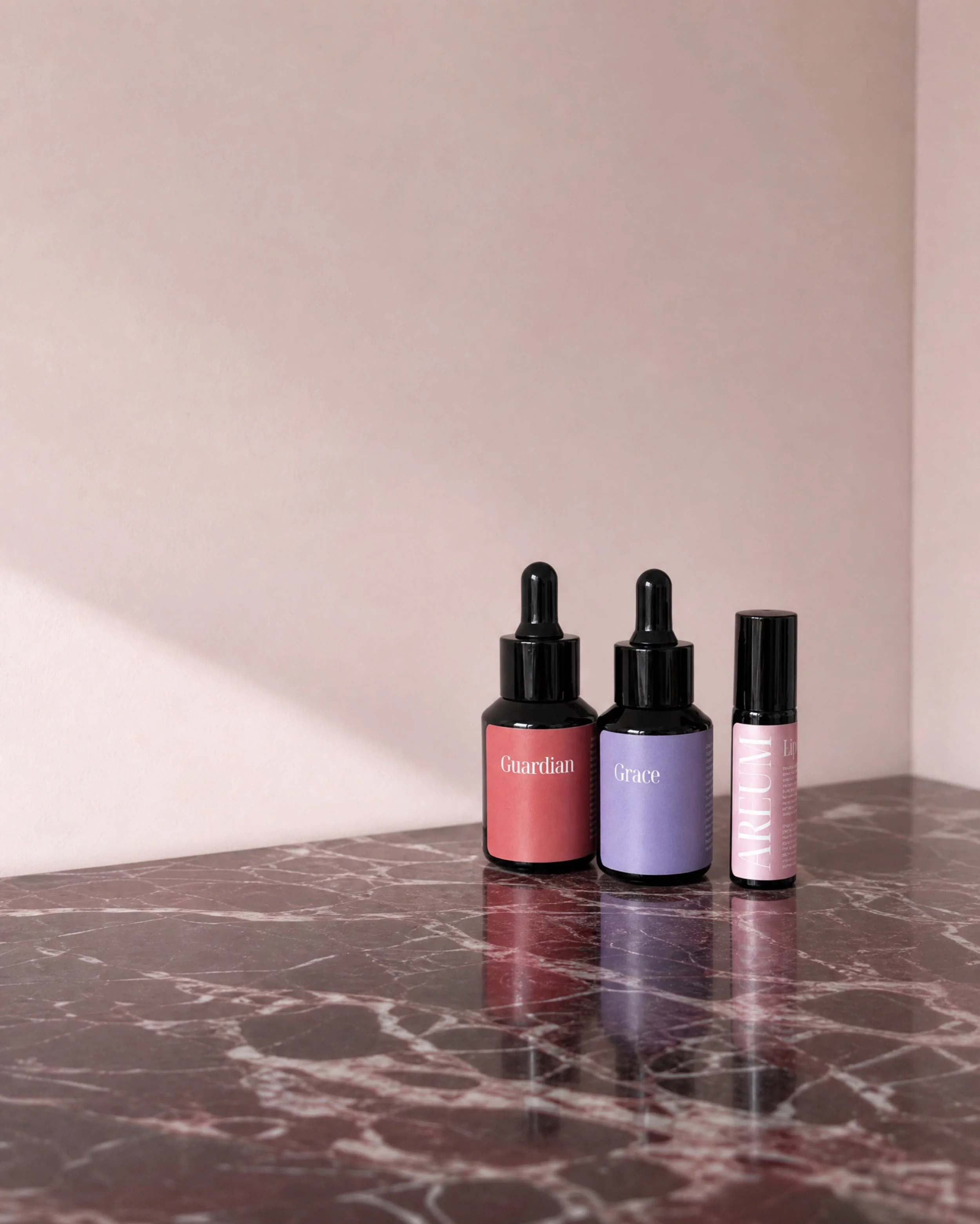 There is something especially meaningful about seeing AREUM become part of someone else&rsquo;s ritual.

Recently, makeup artist Gina Cartwright (@ginamakeup____) shared a glimpse of her routine using Guardian, Grace and Petal &mdash; each in its int