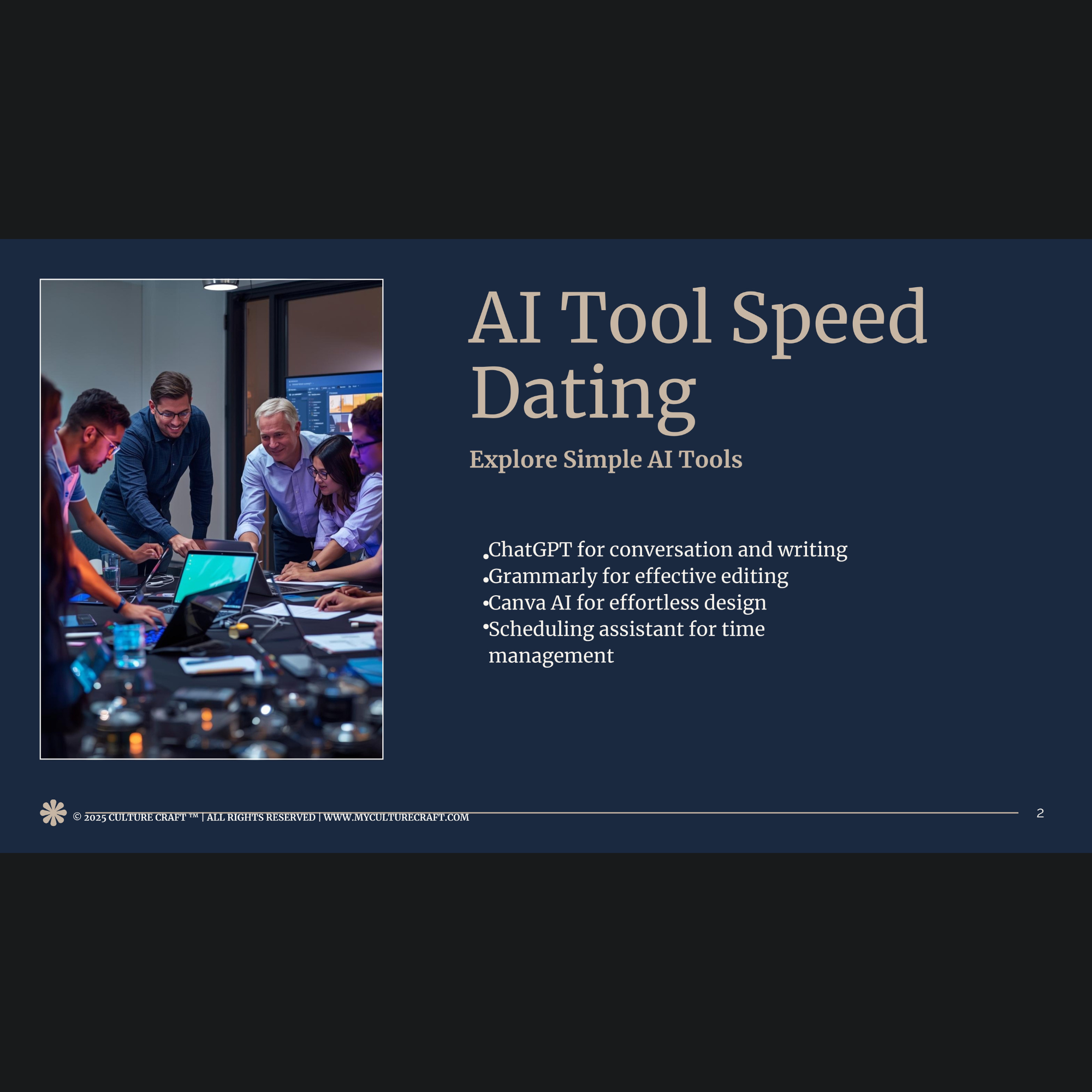 5. Slide Deck Sample Slide