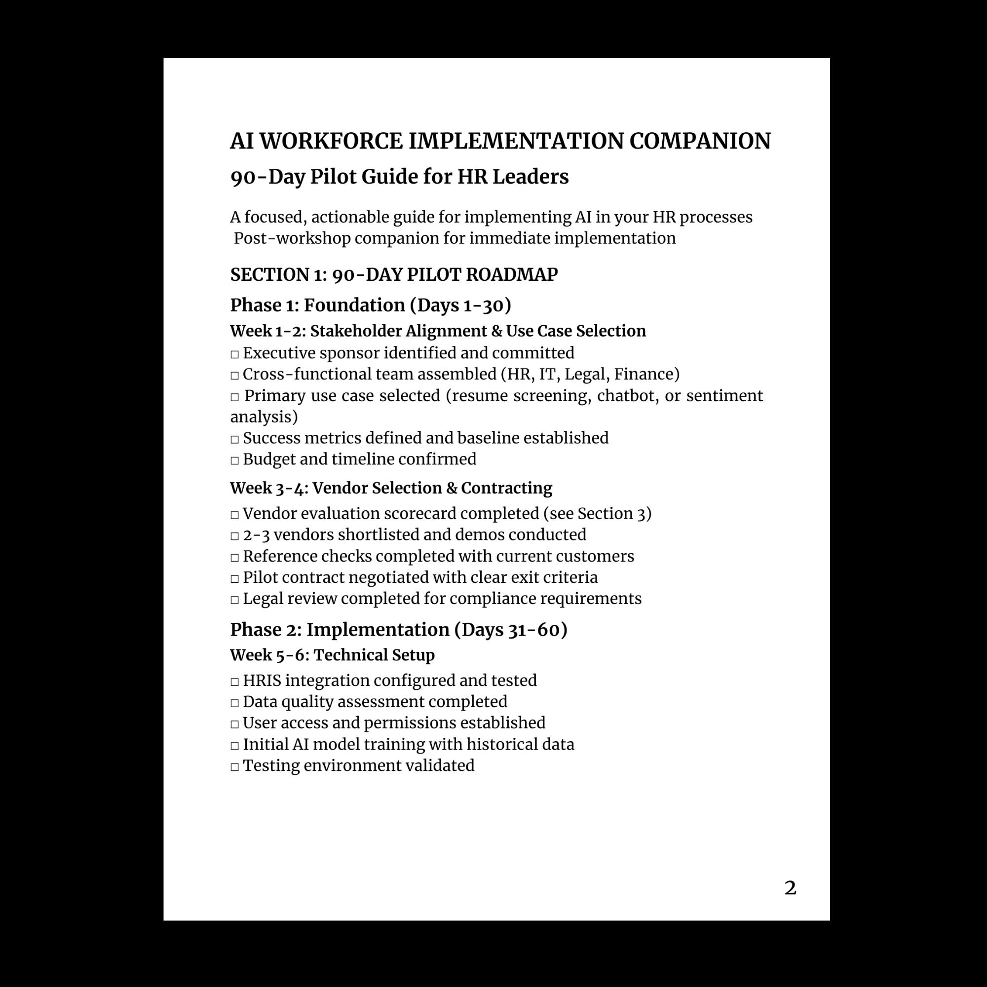 5. Implementation Companion