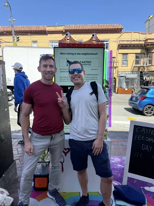 With Castro Community Benefit District volunteers