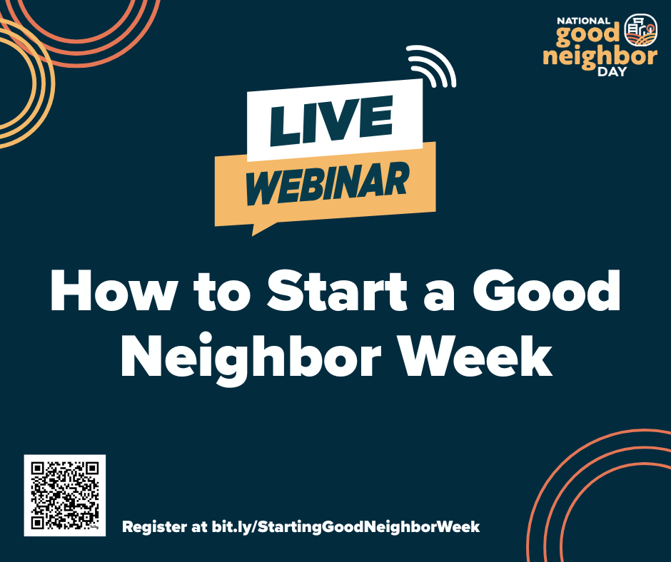 Video: How to Start a Good Neighbor Week