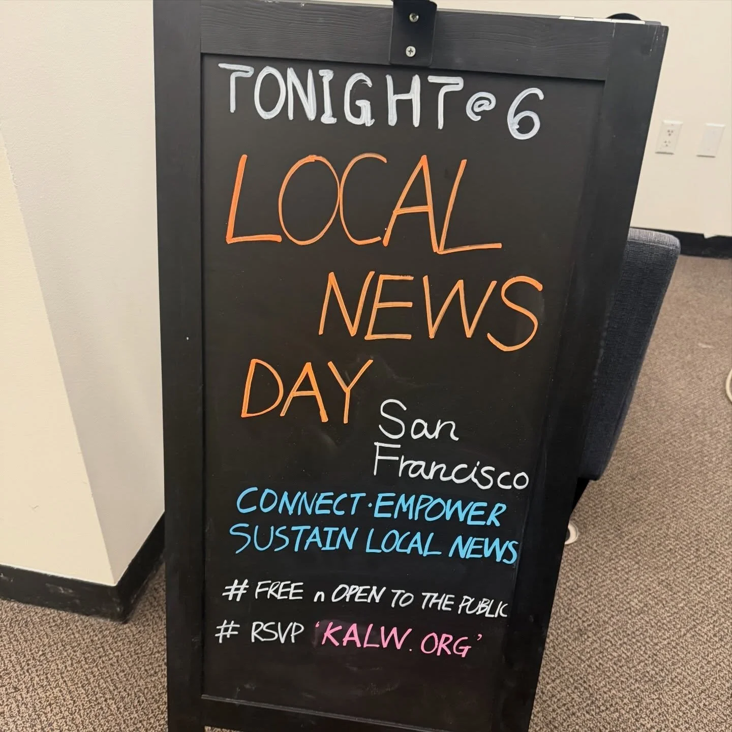 We had a great time at the inaugural @sflocalnewsday ! Thank you California State Assemblymember @matthaneysf for joining us. Thank you @kalwpublicmedia and @richmondsunsetnews for the support. We even got to sing happy birthday to veteran journalist