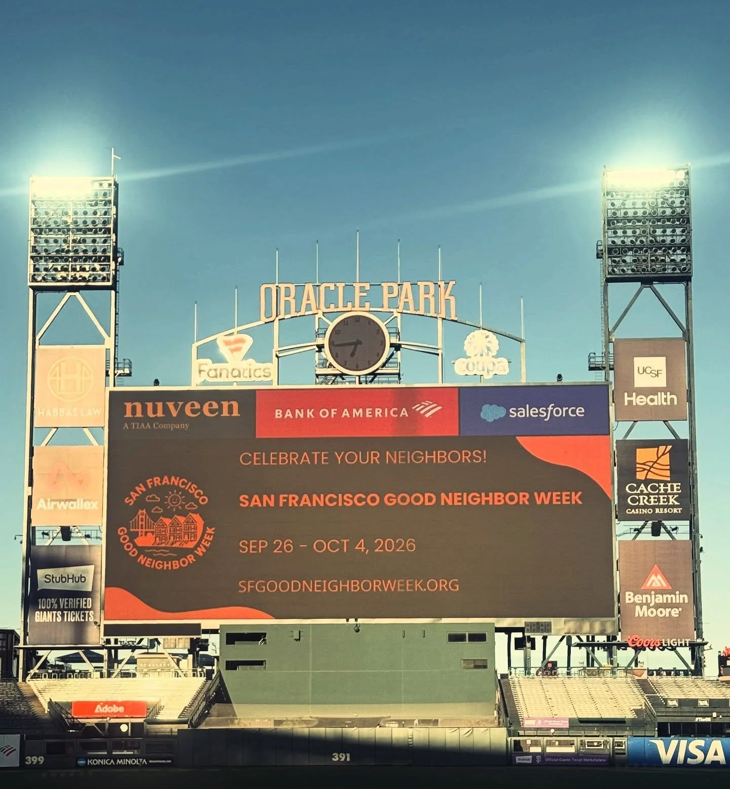 🎵 Buy me some peanuts and cracker jacks&hellip; thanks @yestosf_ for kicking off Climate Week and thanks @sastronautt for the pic!!