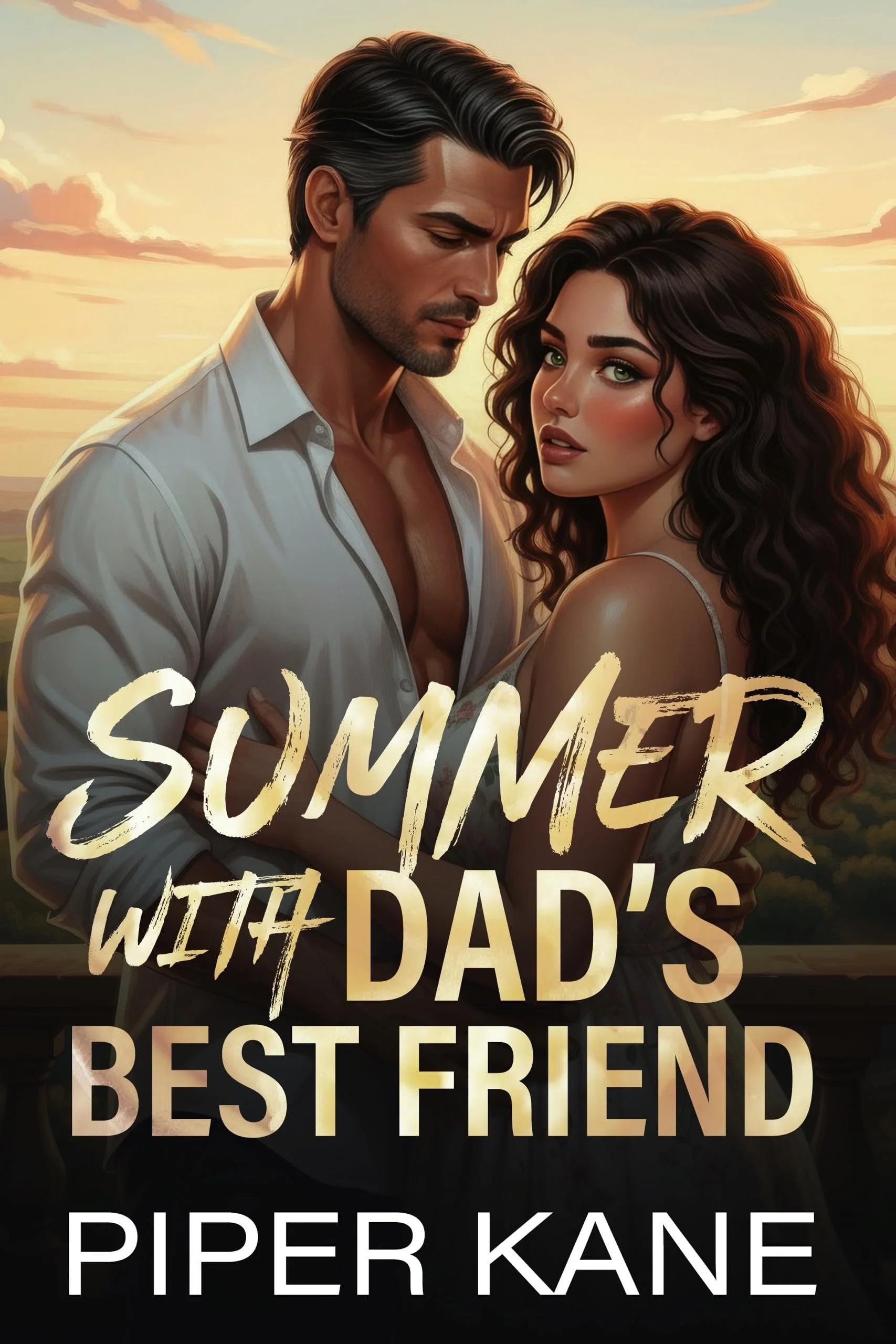 Book cover for Summer with Dad’s Best Friend by Piper Kane (Dad’s Best Friend series)