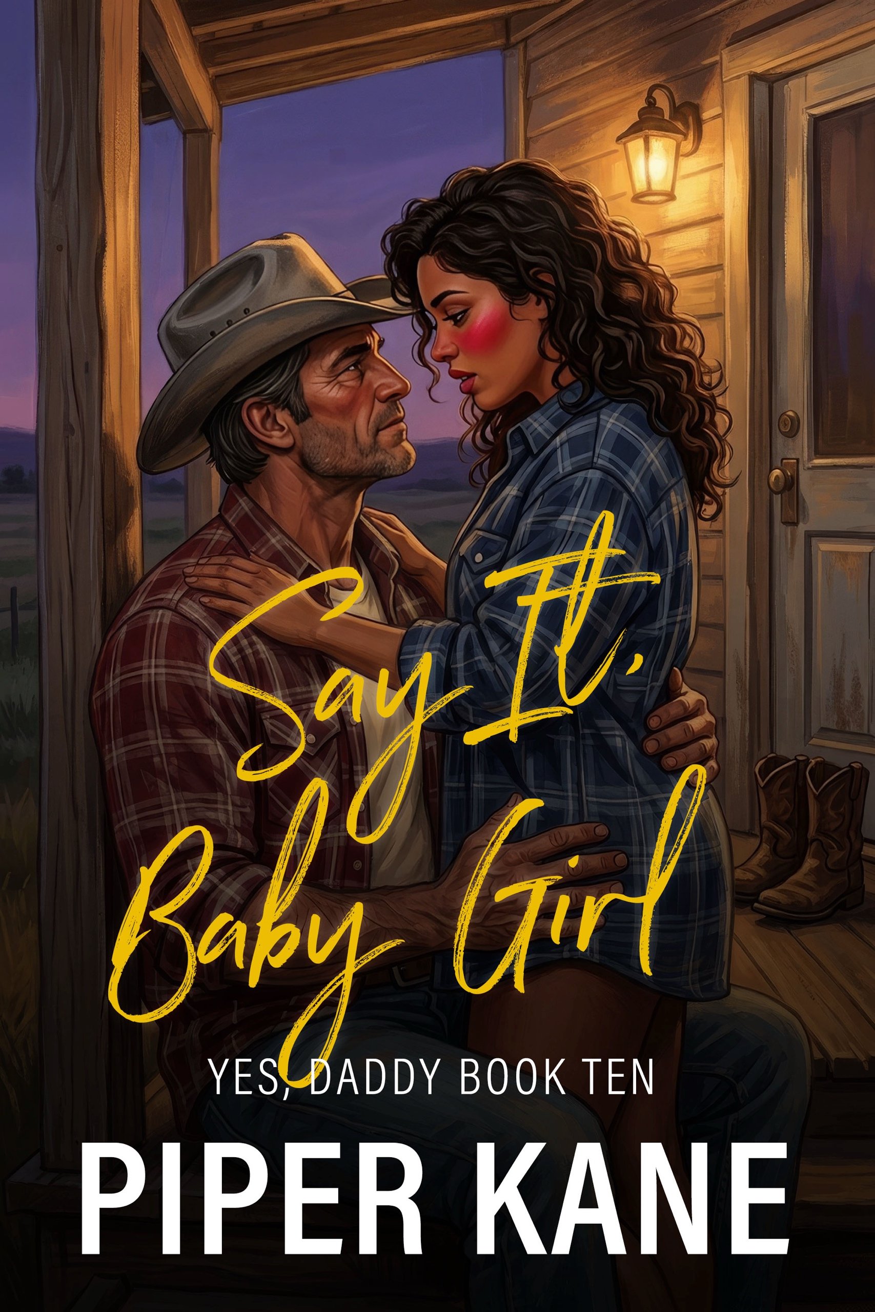 Book cover for Say It, Baby Girl by Piper Kane (Yes, Daddy series)