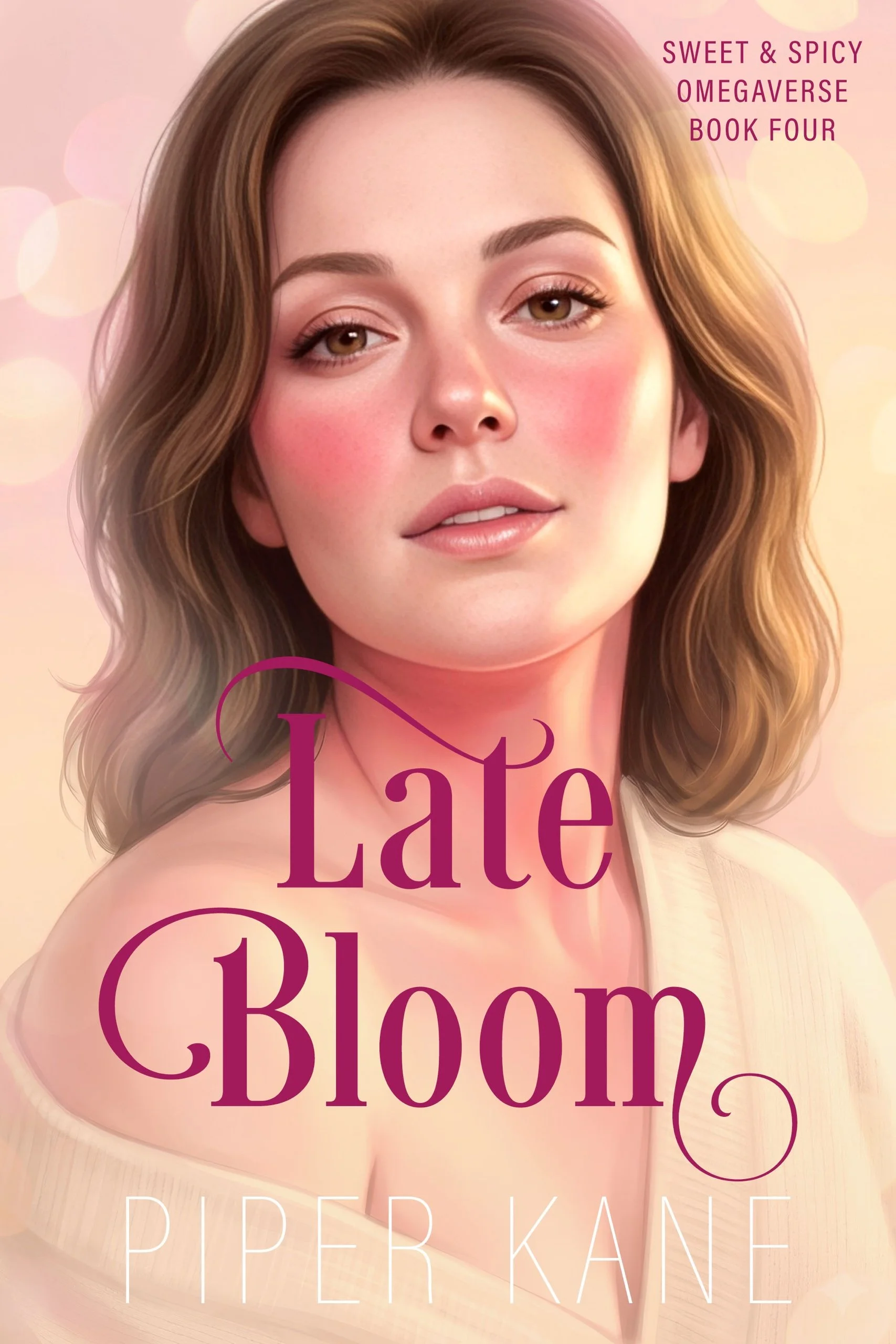 Book cover for Late Bloom by Piper Kane (Sweet & Spicy Omegaverse series)