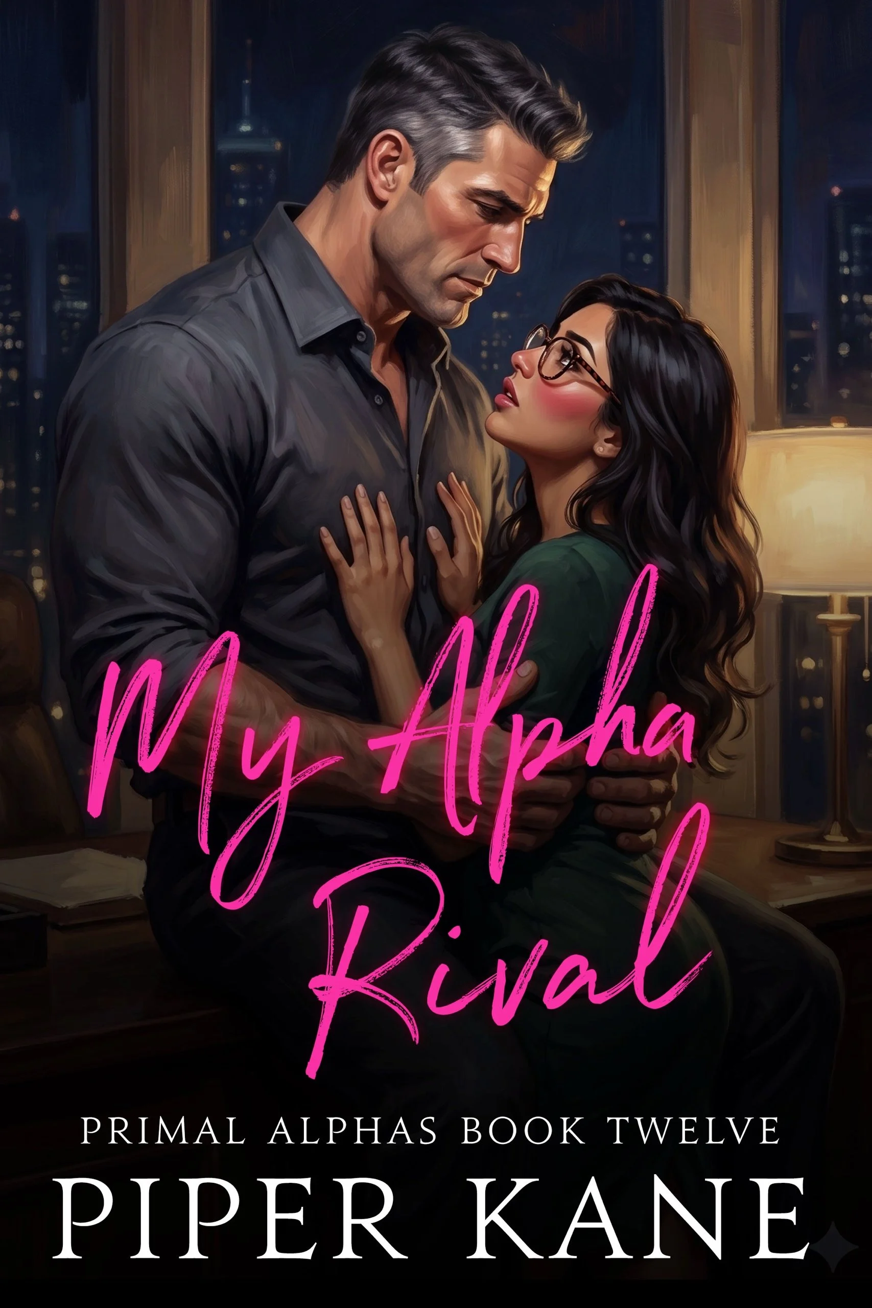 Book cover for My Alpha Rival by Piper Kane (Primal Alphas series)