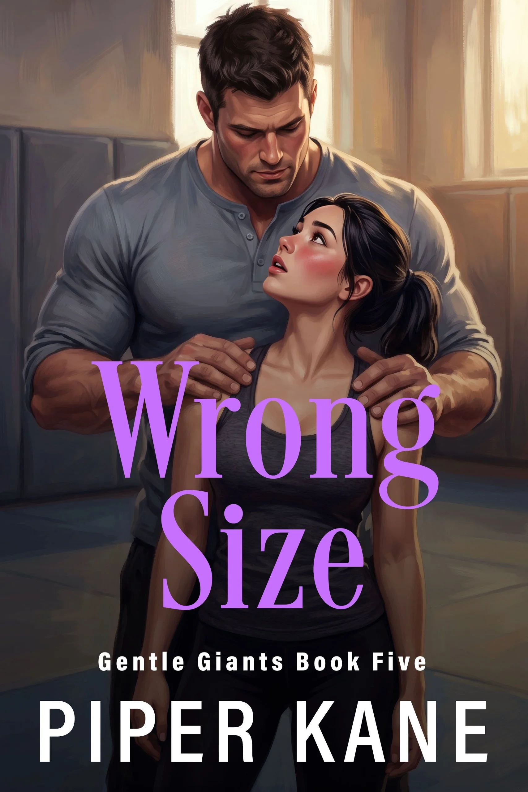 Book cover for Wrong Size by Piper Kane (Gentle Giants series)