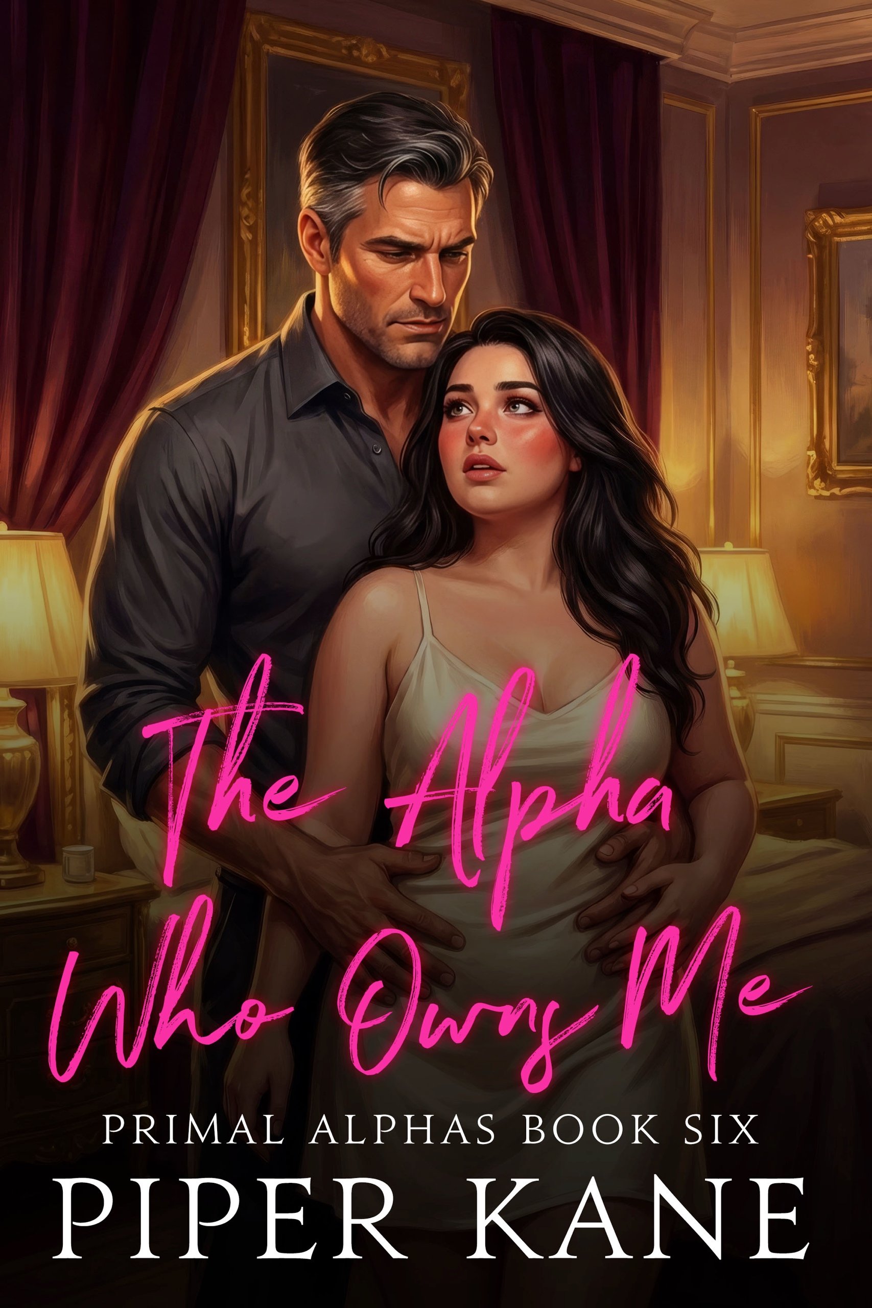 Book cover for The Alpha Who Owns Me by Piper Kane (Primal Alphas series)