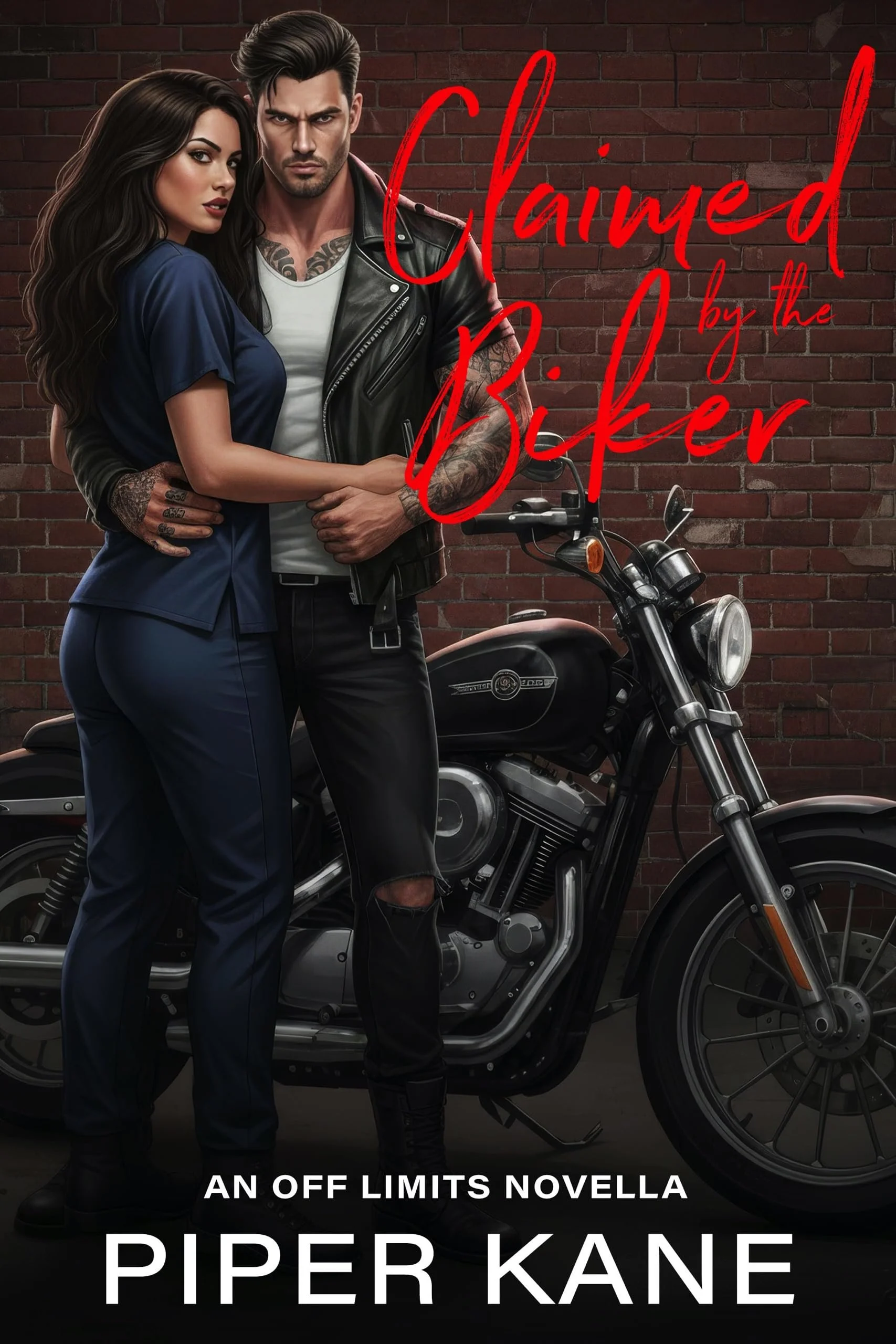 Book cover for Claimed by the Biker by Piper Kane (Off Limits series)