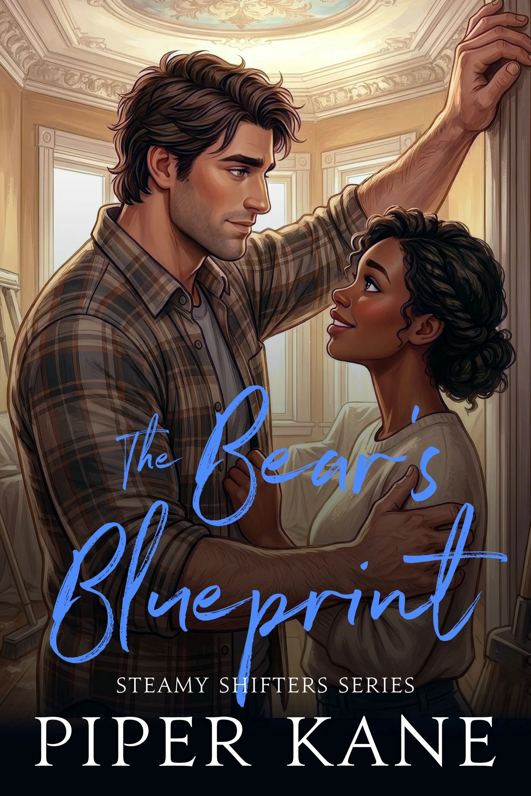 Book cover for The Bear’s Blueprint by Piper Kane (Steamy Shifters series)