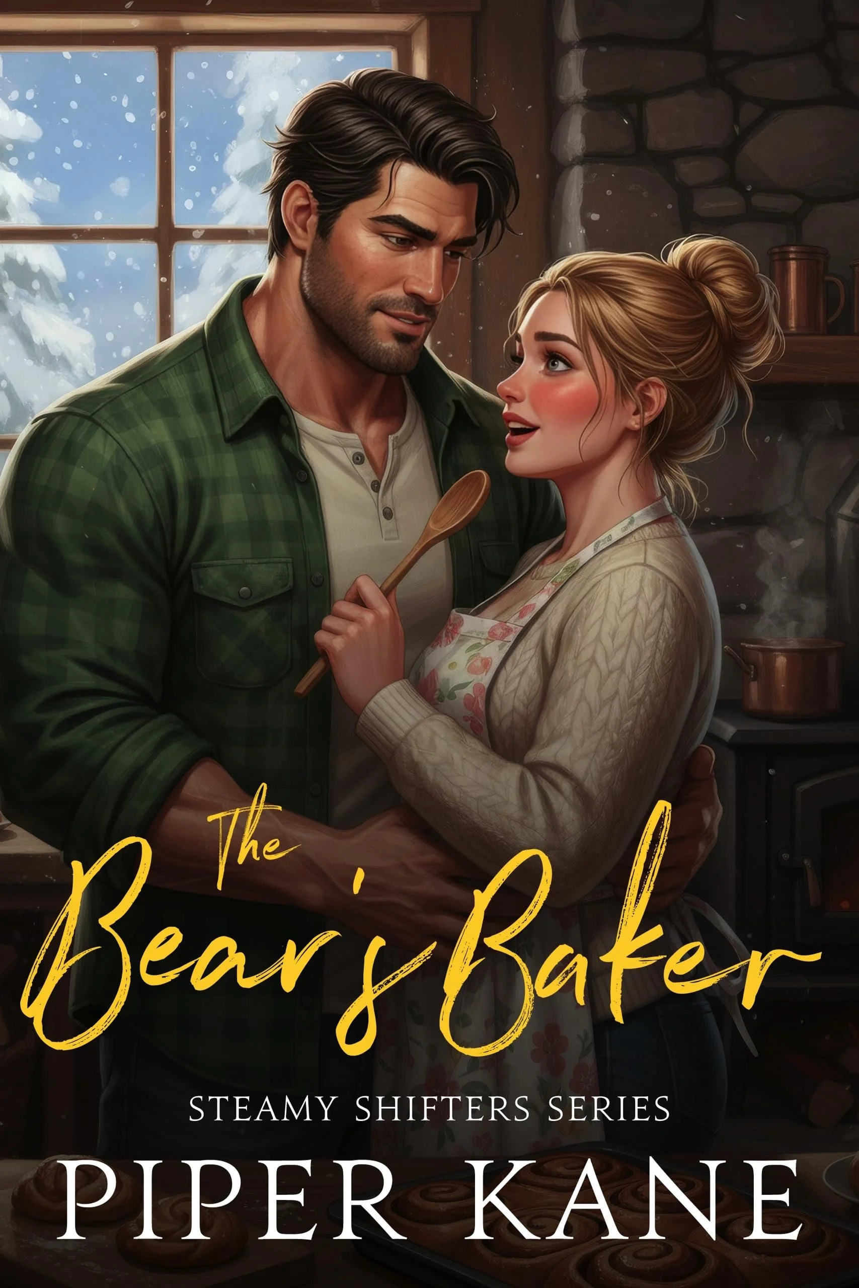 Book cover for The Bear’s Baker by Piper Kane (Steamy Shifters series)