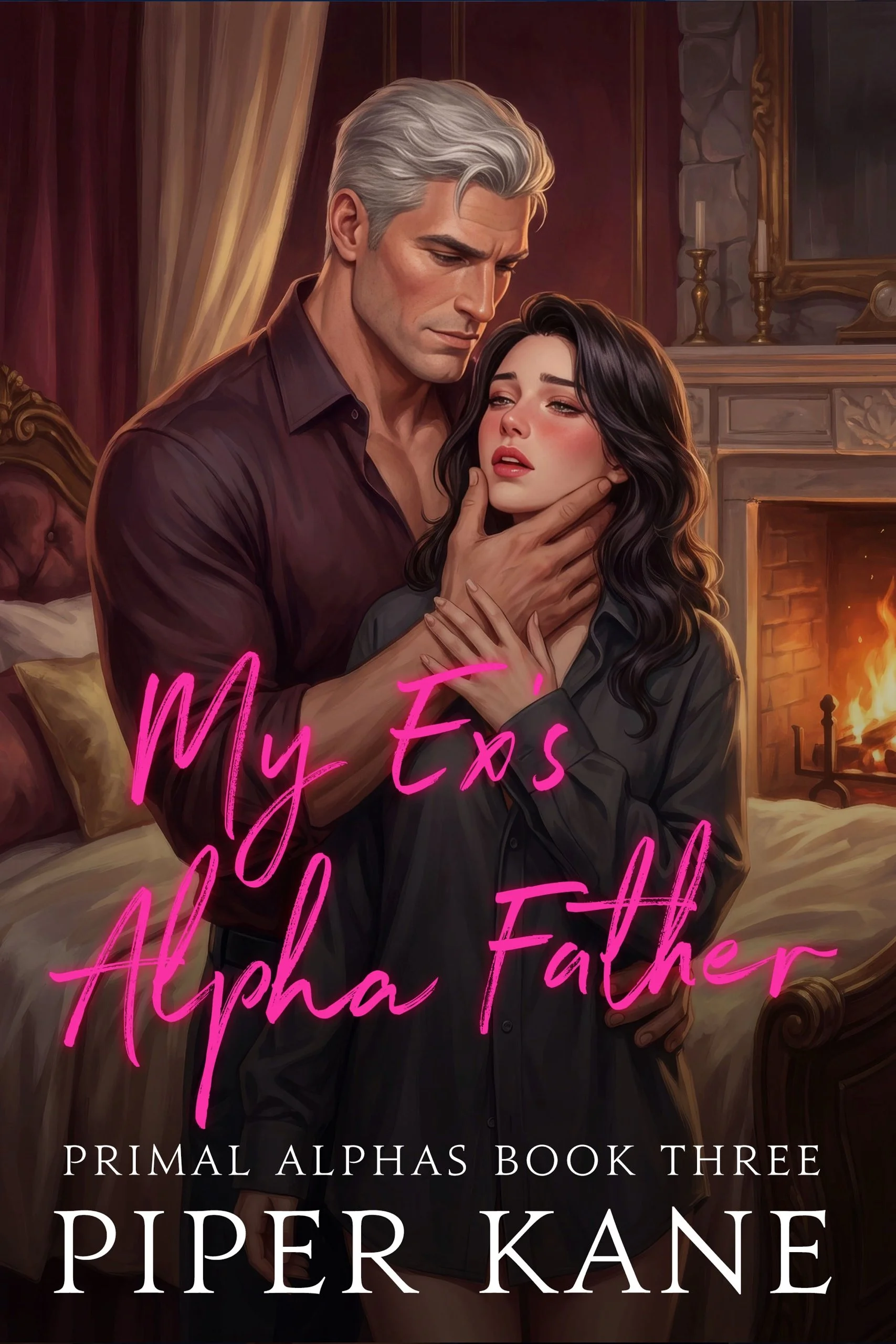 Book cover for My Ex’s Alpha Father by Piper Kane (Primal Alphas series)