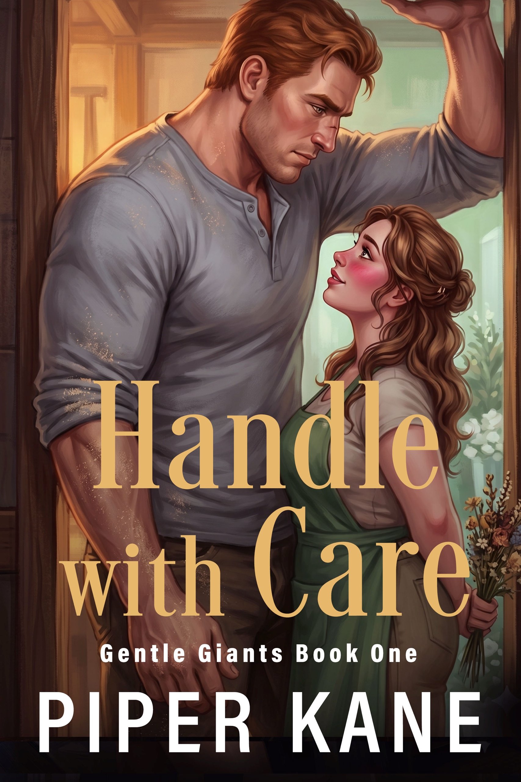 Book cover for Handle with Care by Piper Kane (Gentle Giants series)