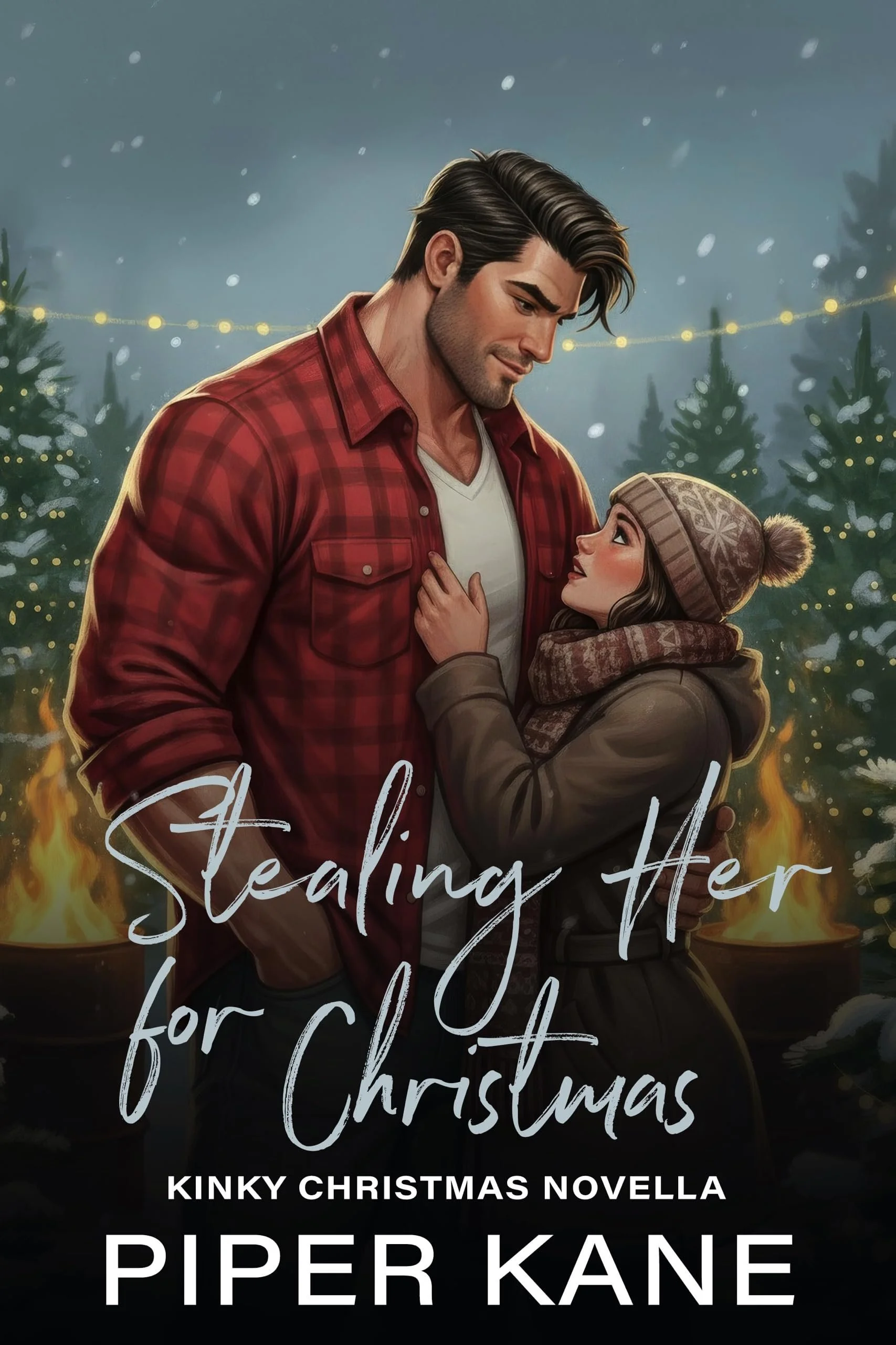 Book cover for Stealing Her for Christmas by Piper Kane (Kinky Christmas series)