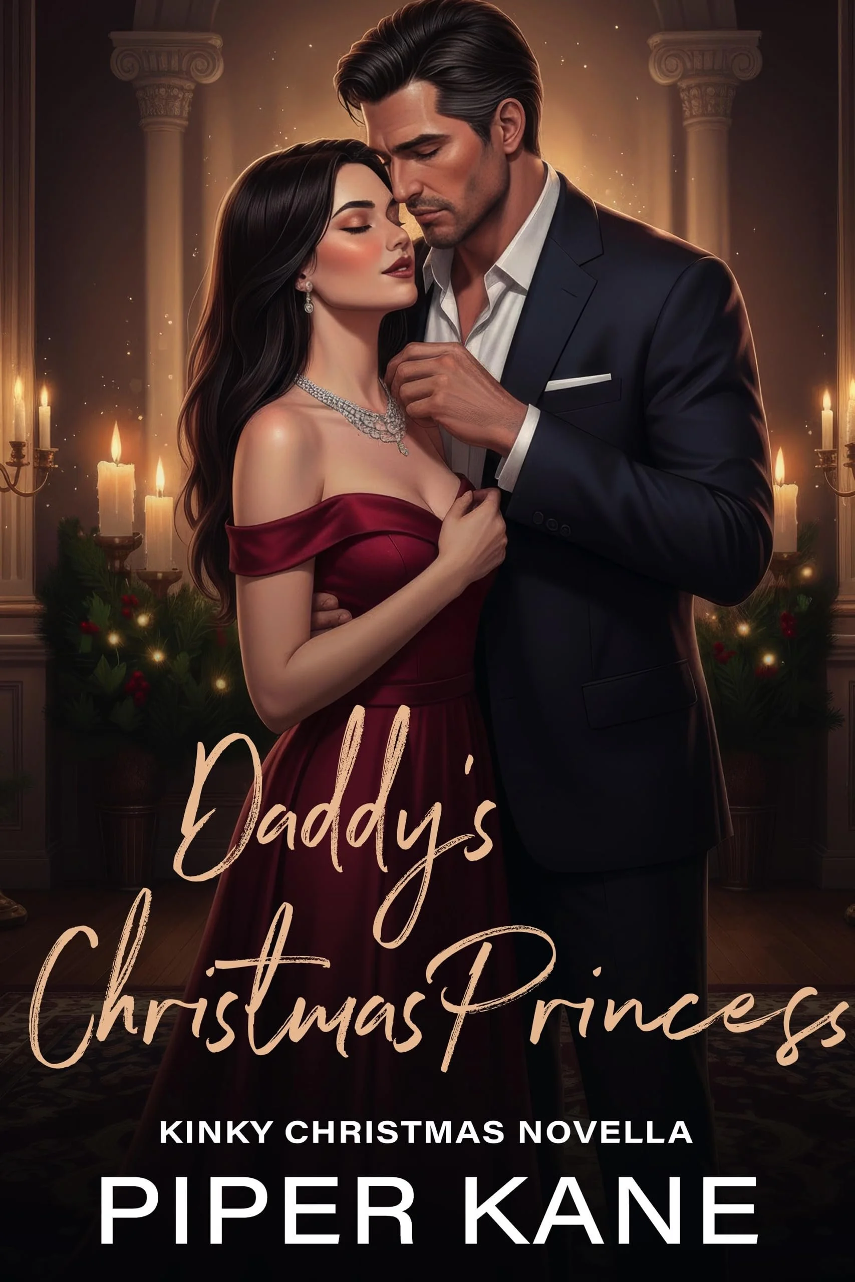 Book cover for Daddy’s Christmas Princess by Piper Kane (Kinky Christmas series)