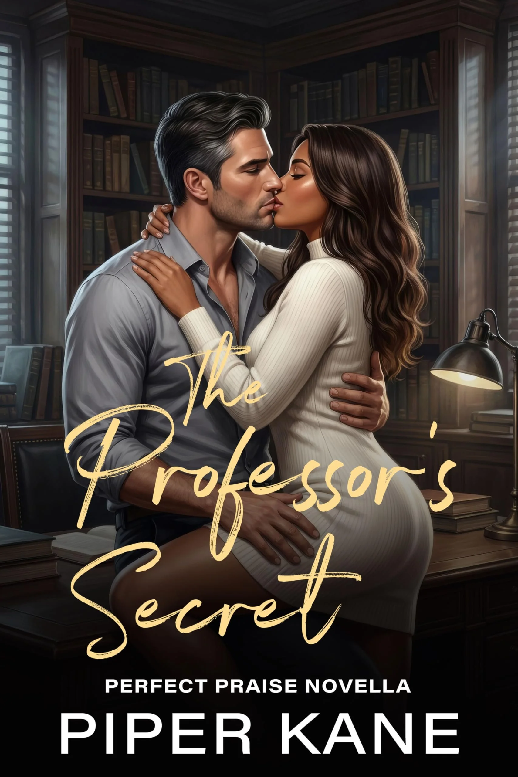 Book cover for The Professor’s Secret by Piper Kane (Perfect Praise series)