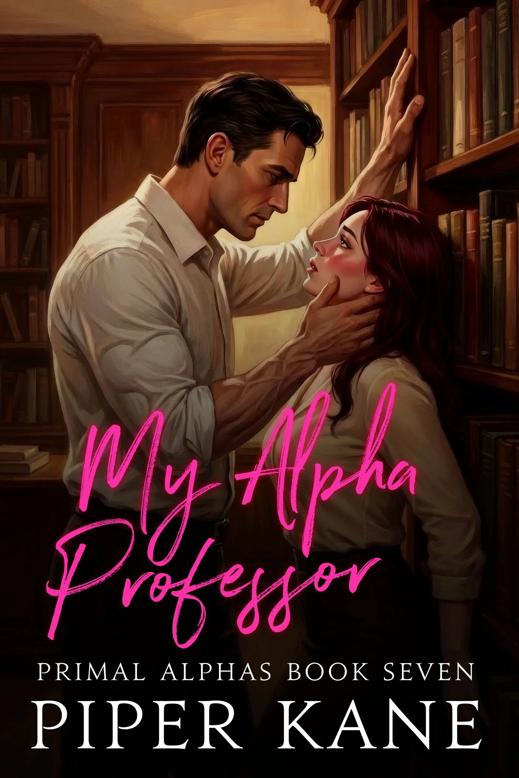 Book cover for My Alpha Professor by Piper Kane (Primal Alphas series)