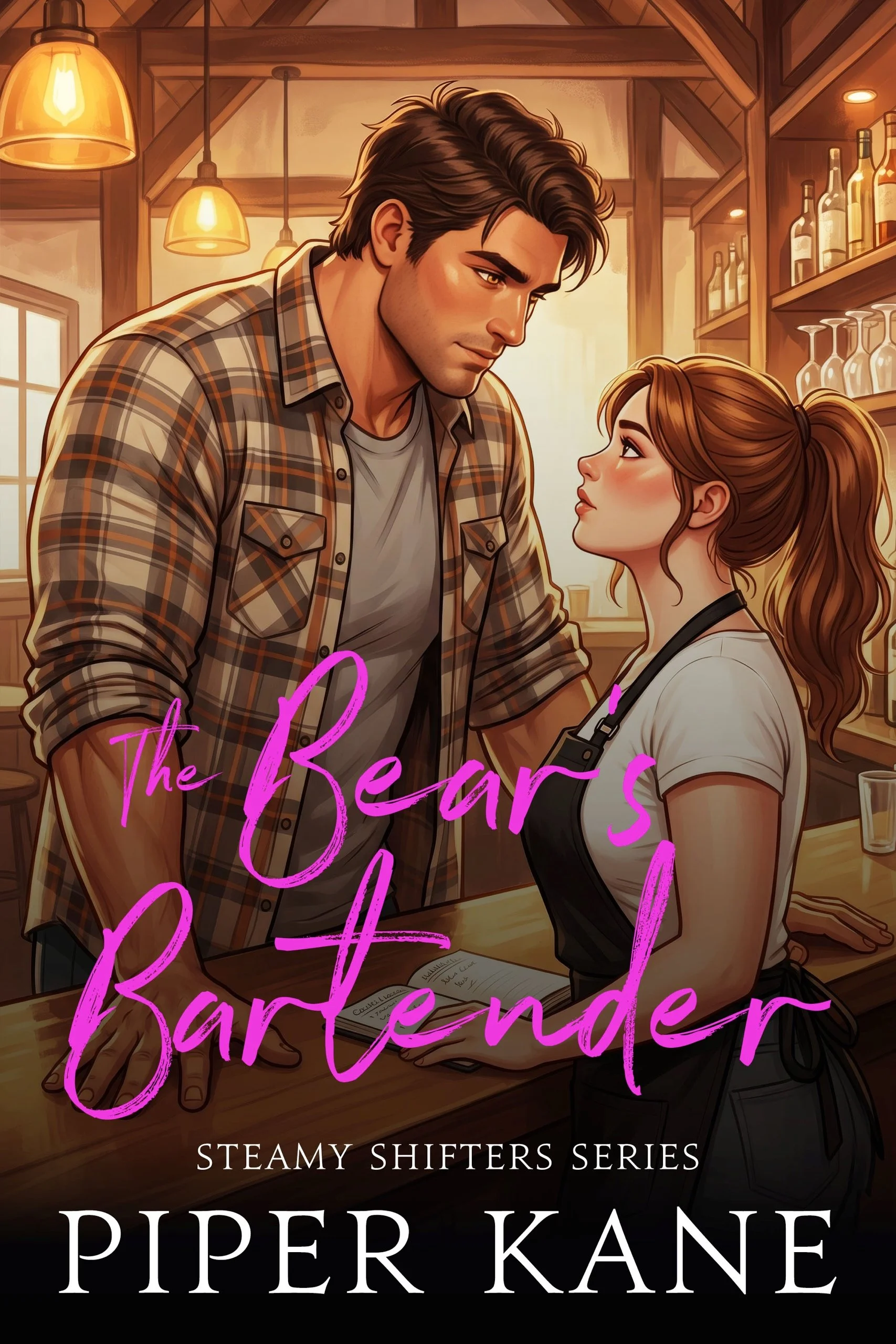 Book cover for The Bear’s Bartender by Piper Kane (Steamy Shifters series)