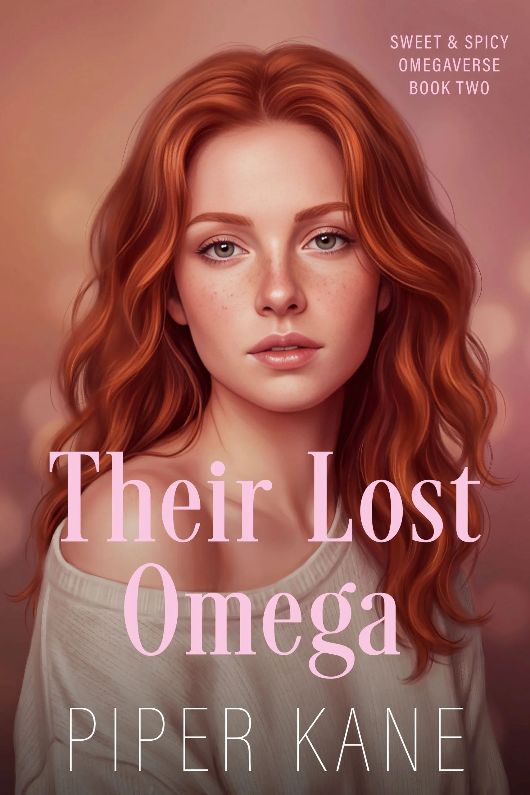 Book cover for Their Lost Omega by Piper Kane (Sweet & Spicy Omegaverse series)
