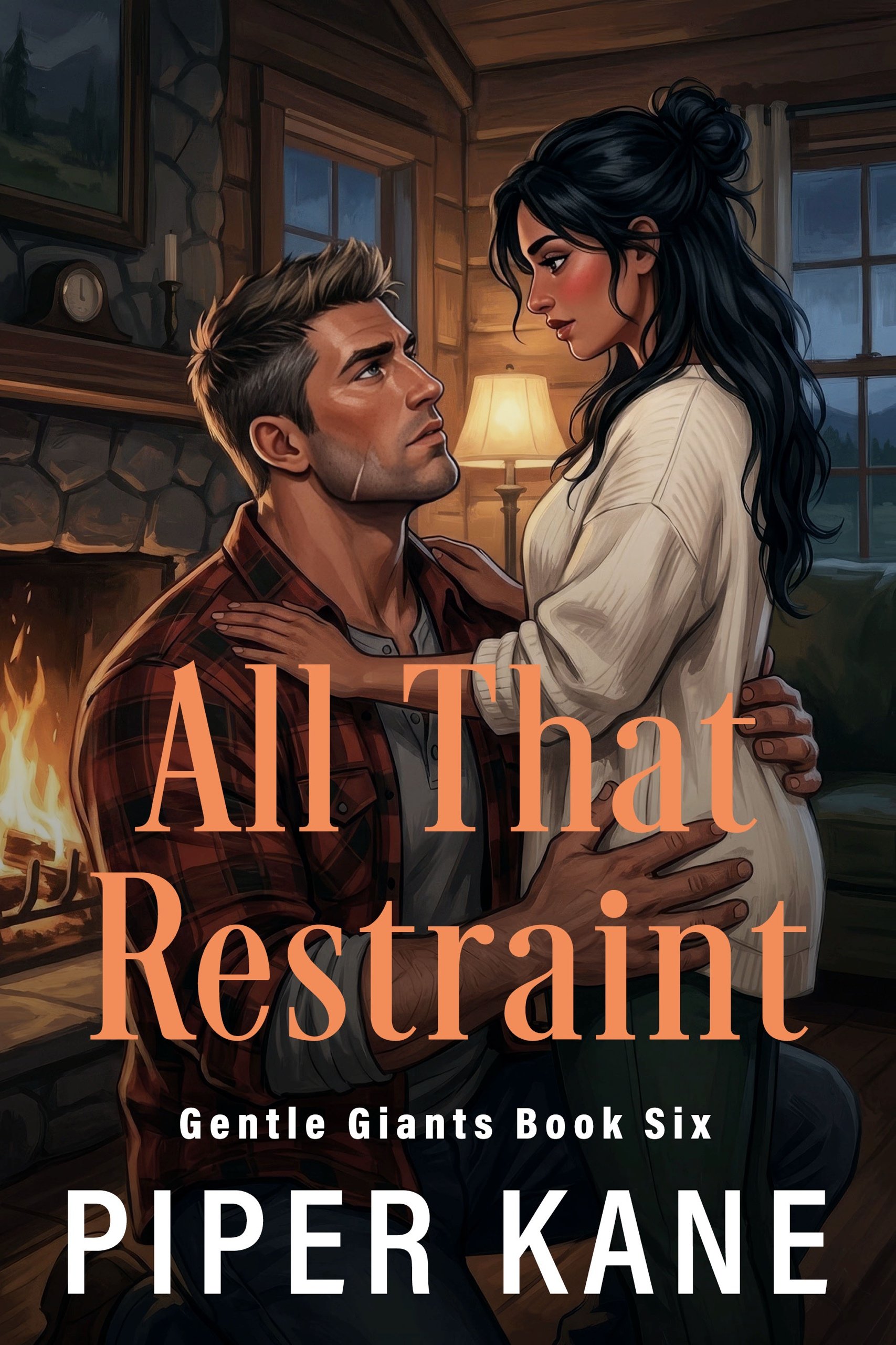 Book cover for All That Restraint by Piper Kane (Gentle Giants series)