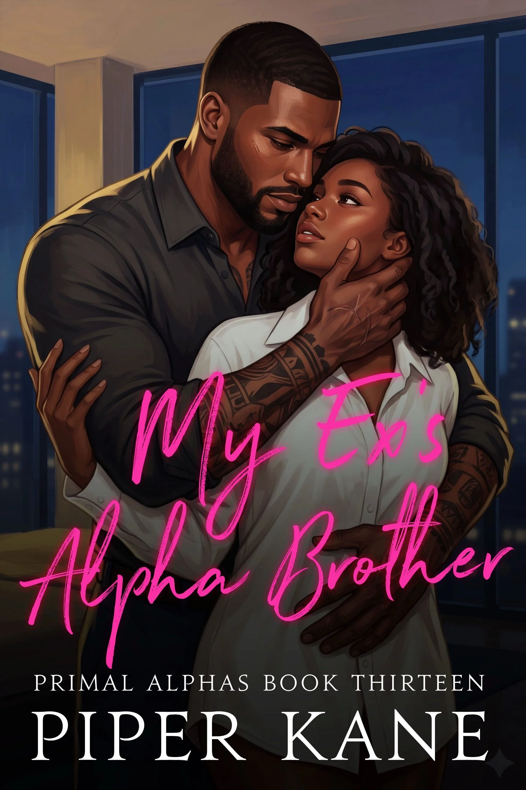 Book cover for My Ex’s Alpha Brother by Piper Kane (Primal Alphas series)