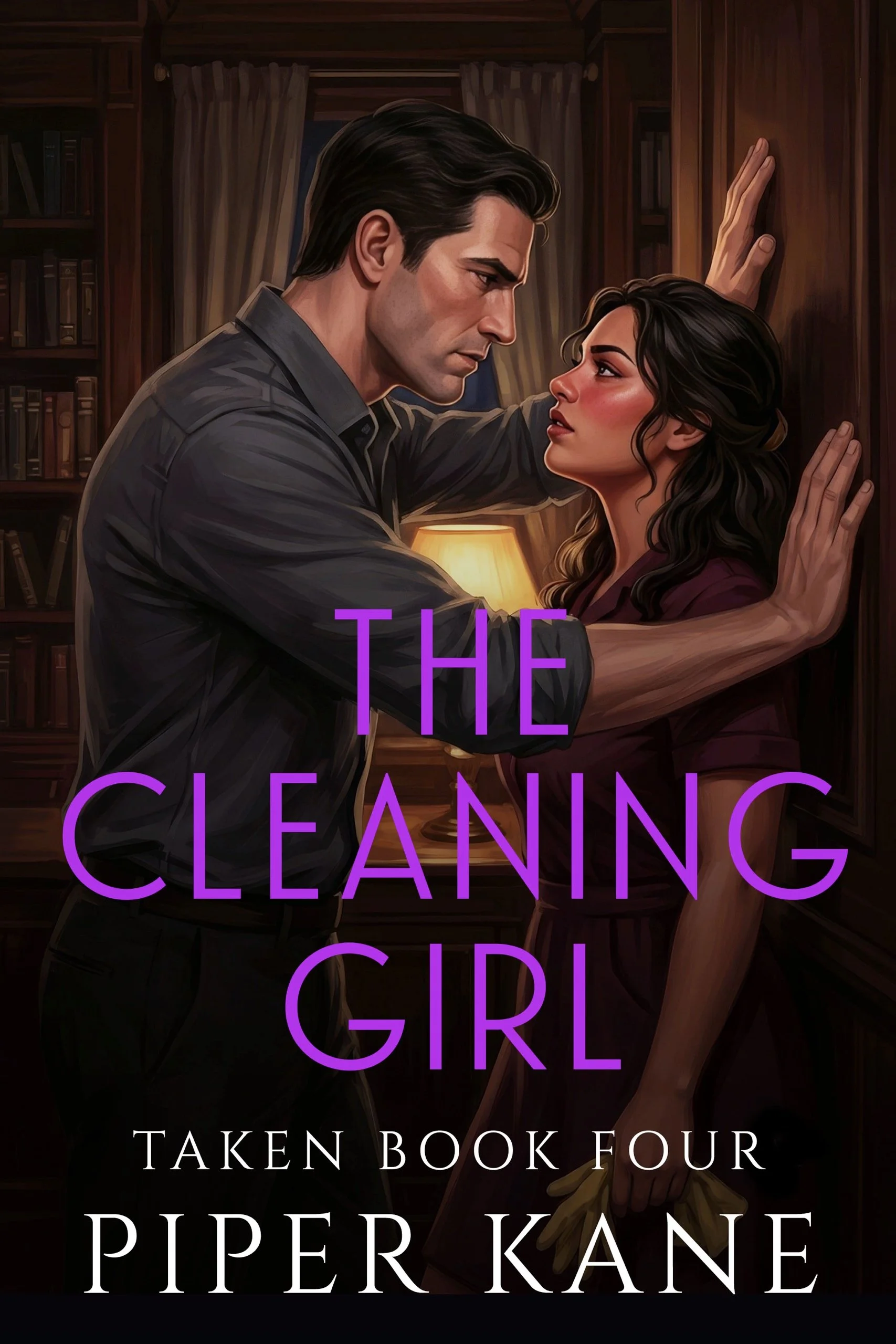 Book cover for The Cleaning Girl by Piper Kane (TAKEN series)