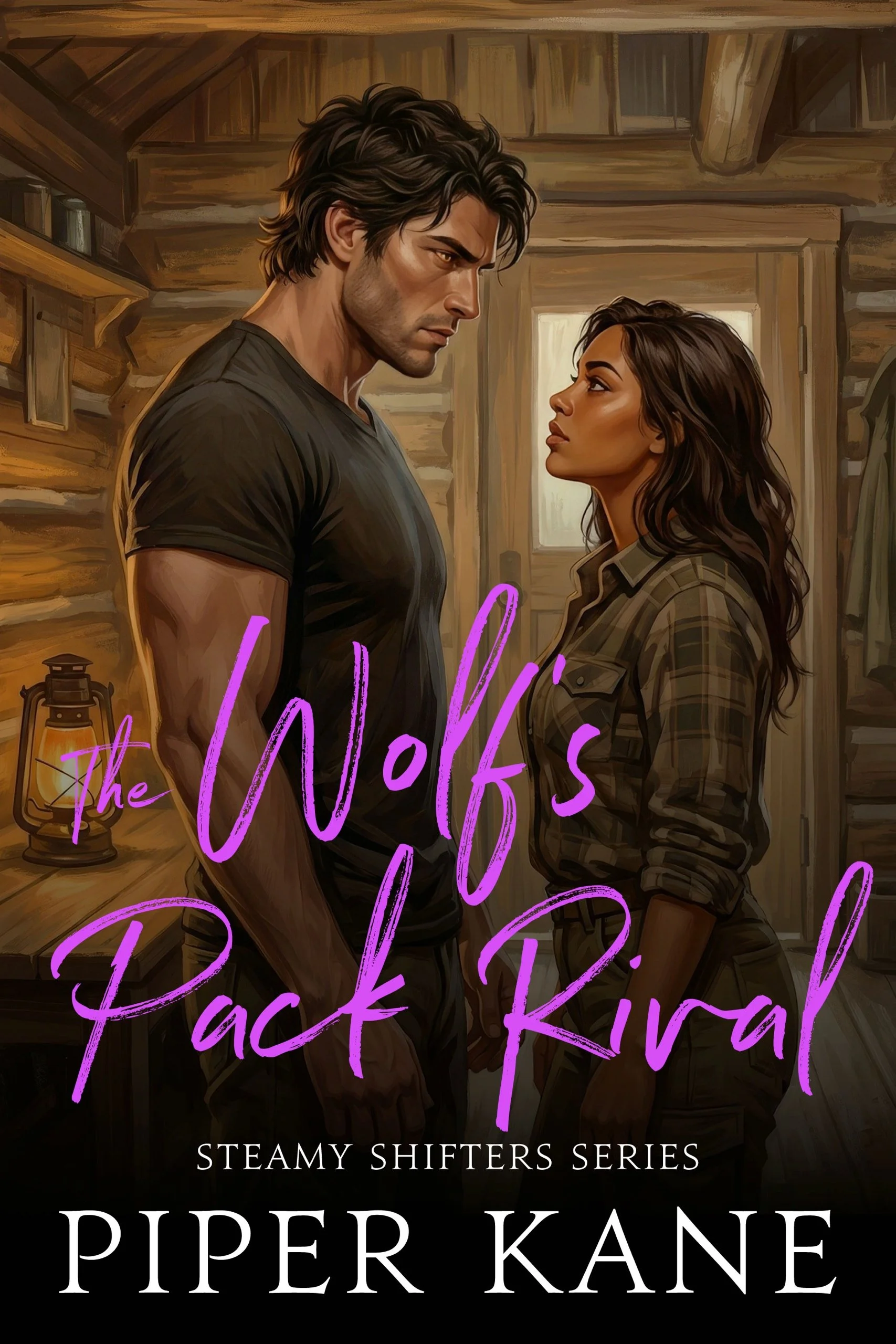 Book cover for The Wolf’s Pack Rival by Piper Kane (Steamy Shifters series)