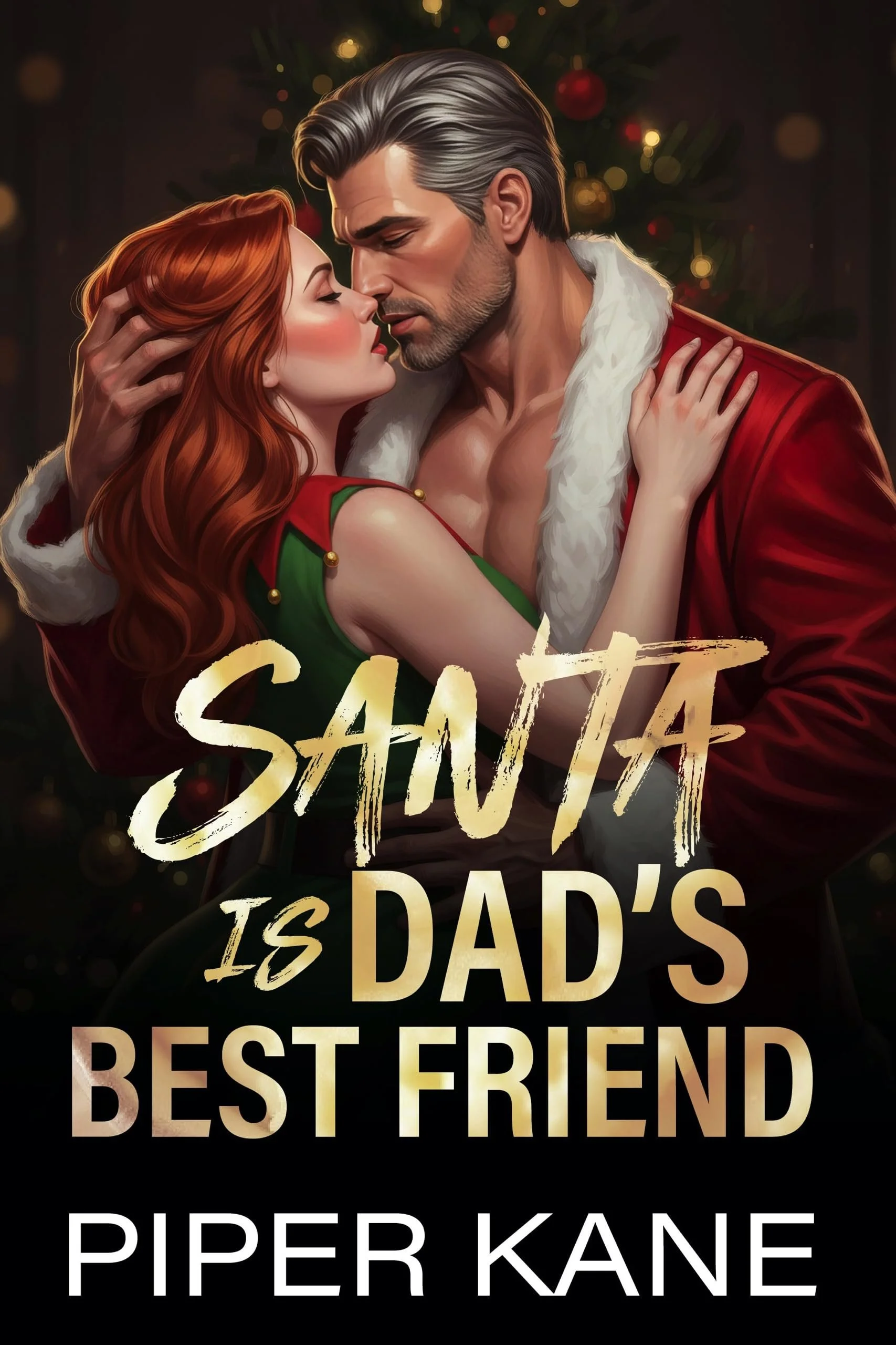 Book cover for Santa is Dad’s Best Friend by Piper Kane (Dad’s Best Friend series)