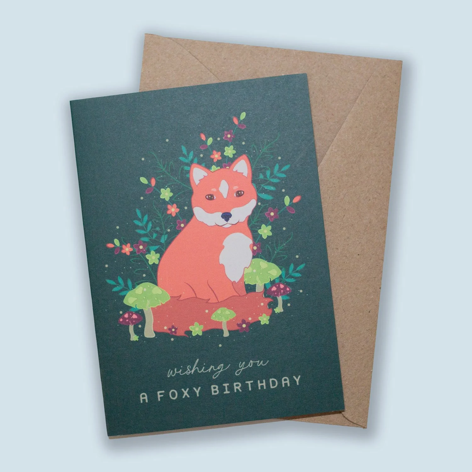 Foxy Birthday Greeting Card