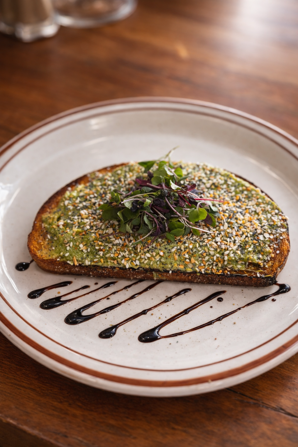 Avocado Toast at The Village Social Diner in Speculator NY