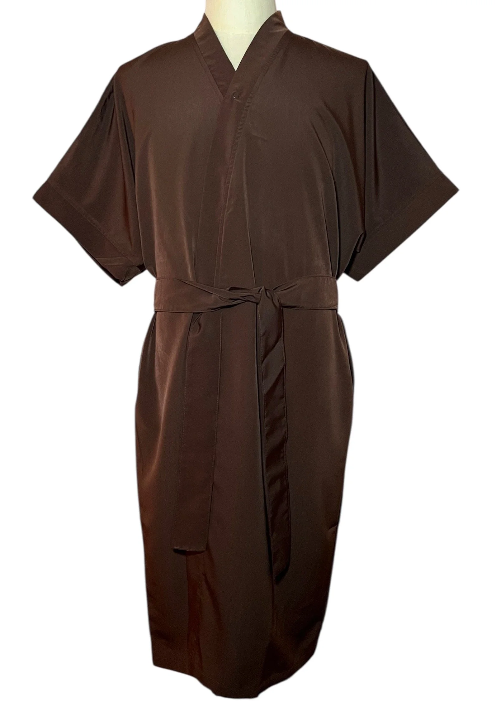 Brown Peach Skin Robe