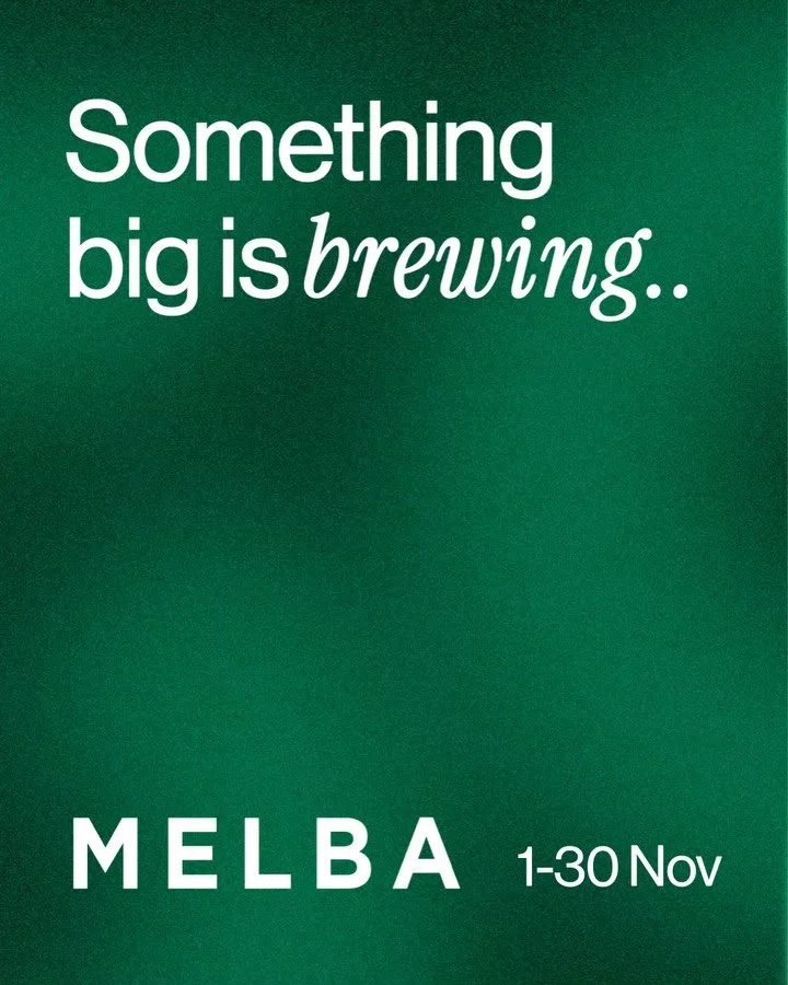 From 1&ndash;30 November, we&rsquo;ve got something exciting in the works. Get ready to celebrate 30 years of MELBA 🖤 🎉 Hint: It&rsquo;s our birthday, but YOU get the presents! 

Stay tuned for an announcement coming soon 🥳

#MELBA30 #LocallyLoved