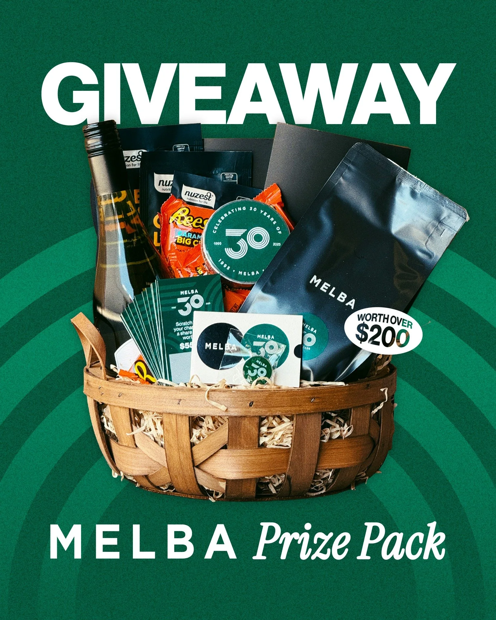 [GIVEAWAY CLOSED, WINNER ANNOUNCED ON STORIES]

🎉 GIVEAWAY TIME! 🎉
To keep the celebrations going, we&rsquo;re giving away an exclusive MELBA Prize Pack (worth over $200!) to one lucky local! 💚✨

HOW TO ENTER:
1️⃣ Follow @melba.nz  and @doubleshot