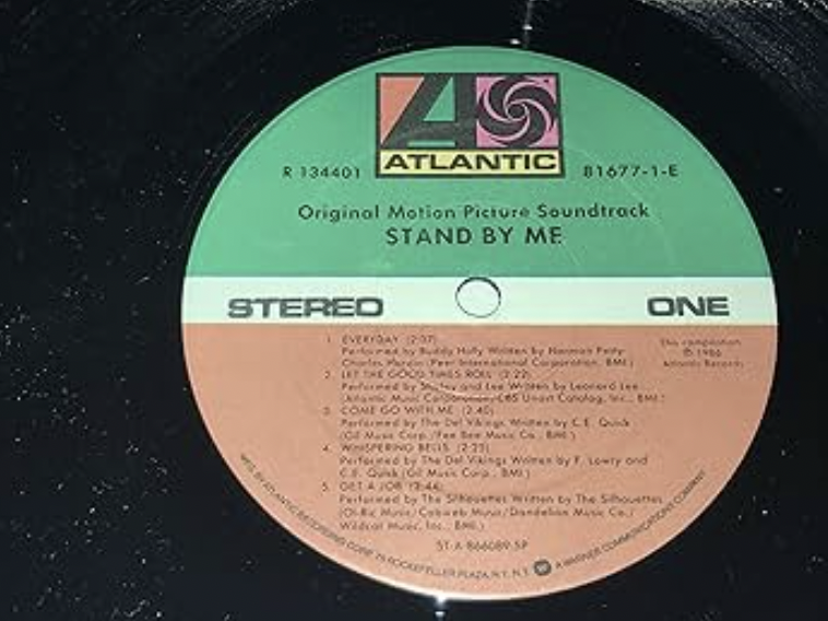 Stand by Me Original Motion Picture Soundtrack vinyl record