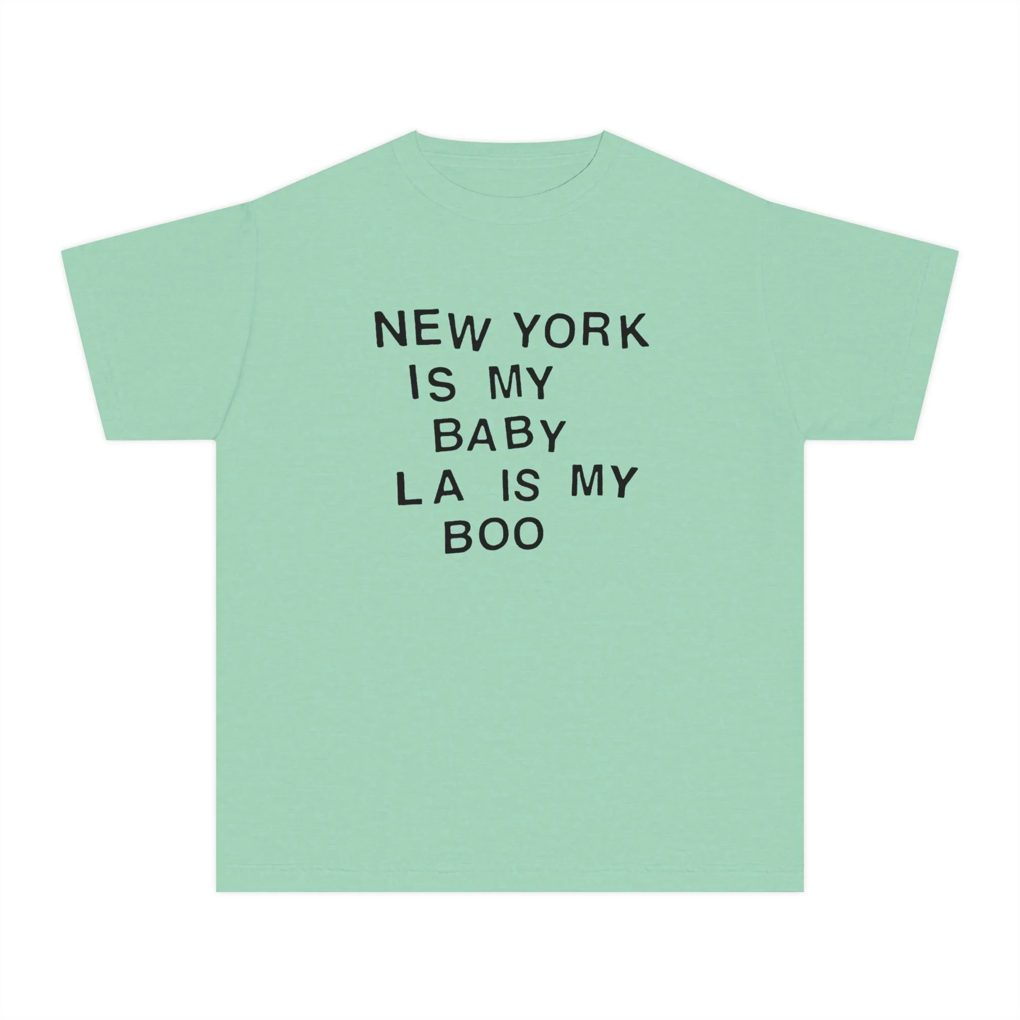 "New York Is My Baby, LA Is My Boo" Kids T-Shirt