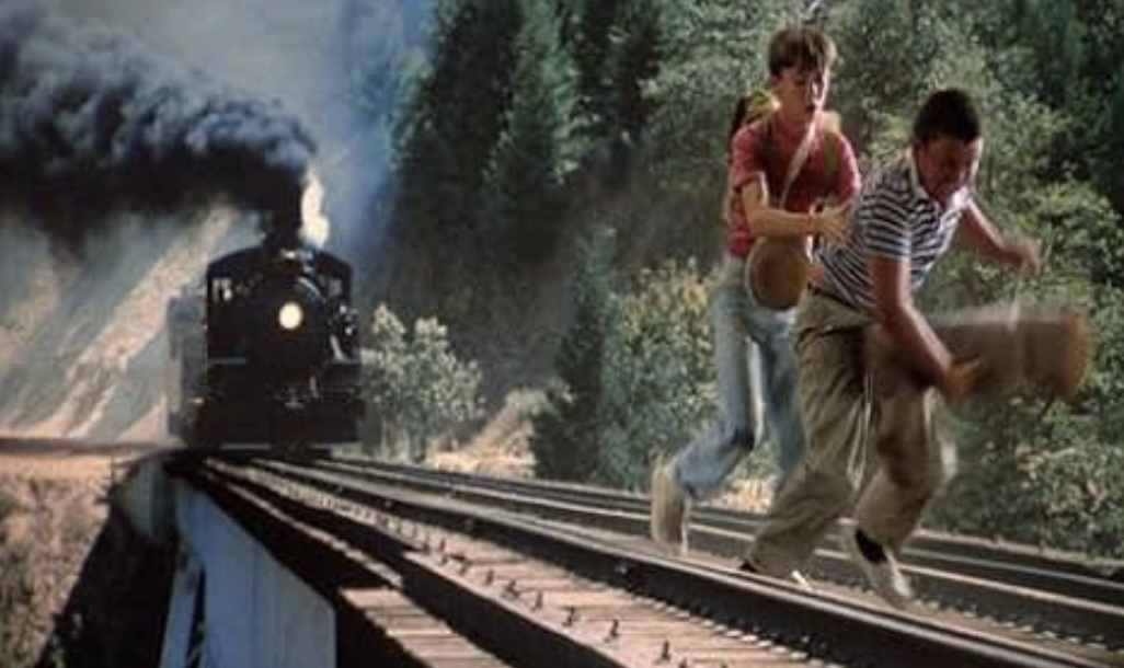 Stand by Me train scene