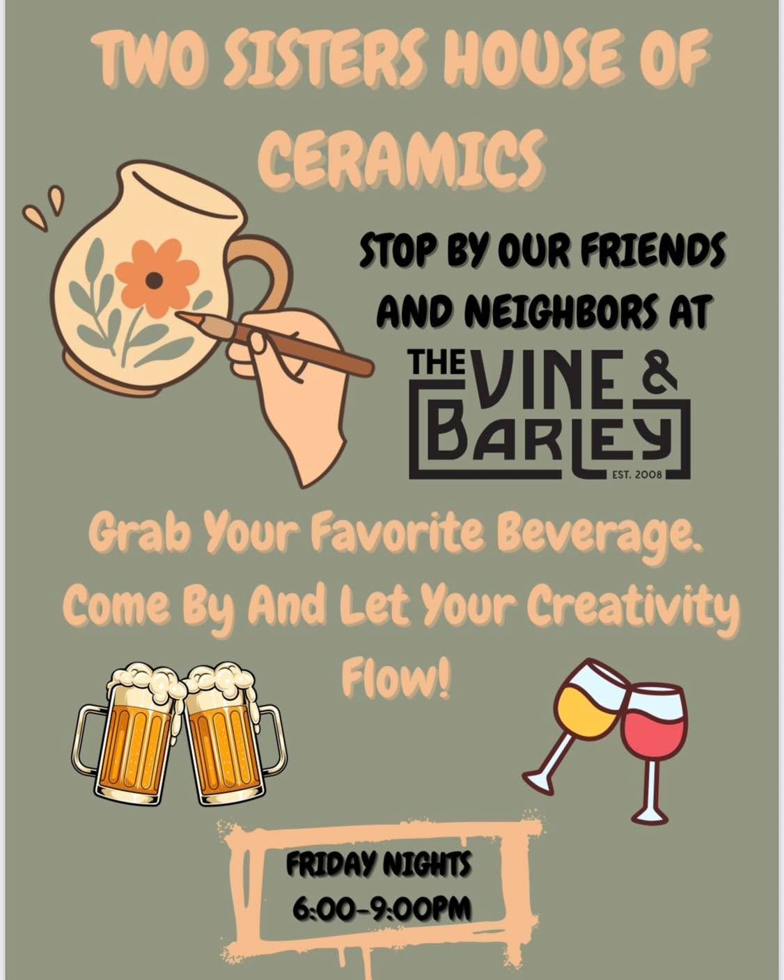 Sip happens. 🍷
Paint fixes it. 🎨

BYOB and let&rsquo;s turn your stress into a masterpiece tonight 💖
Tag your painting partner in crime 👇