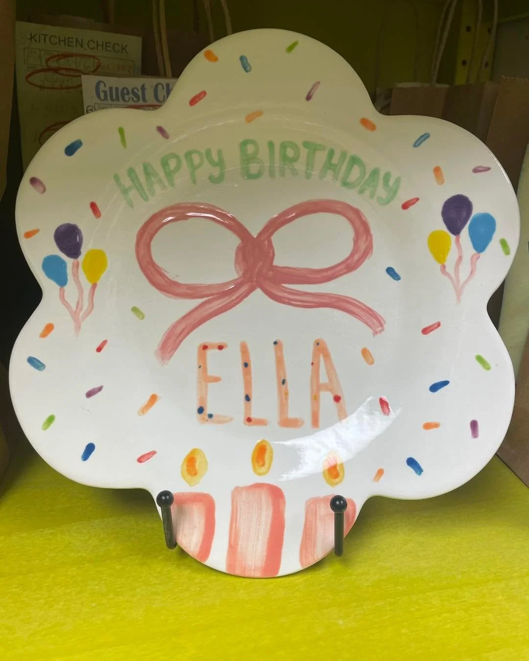 Come paint with us today! 
Open until 6pm. No seatings 1 hour prior to close. 

A few cute pieces from the latest kiln.