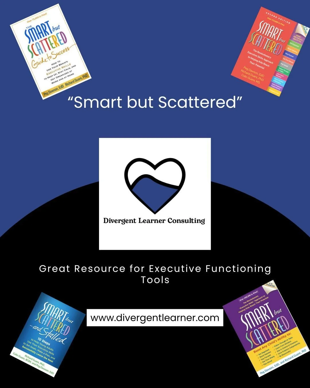 I am often asked about Executive Functioning tools for kiddos across all grades.  My favorite book series to recommend is "Smart but Scattered" by Peg Dawson, EdD &amp; Richard Guare, PhD.  I highly recommend checking them out!  #executivef