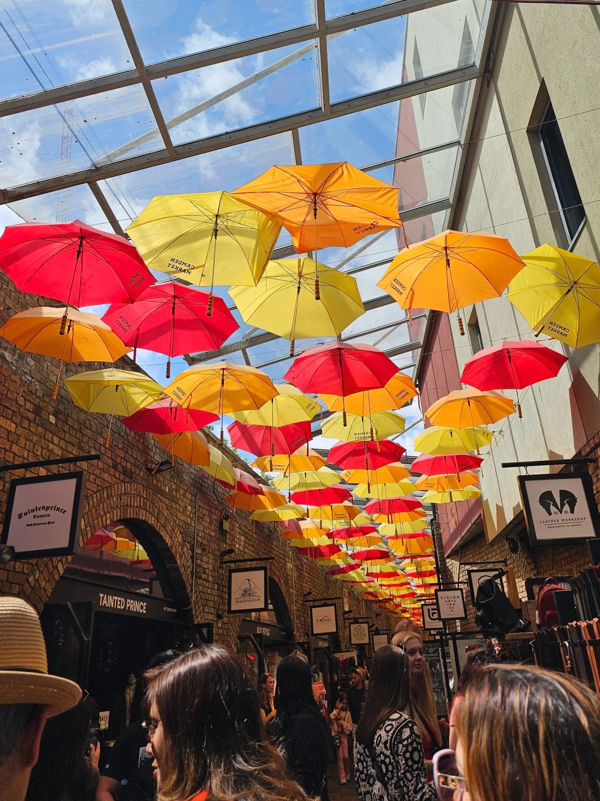 Streets of Camden Locke in London. 2025.