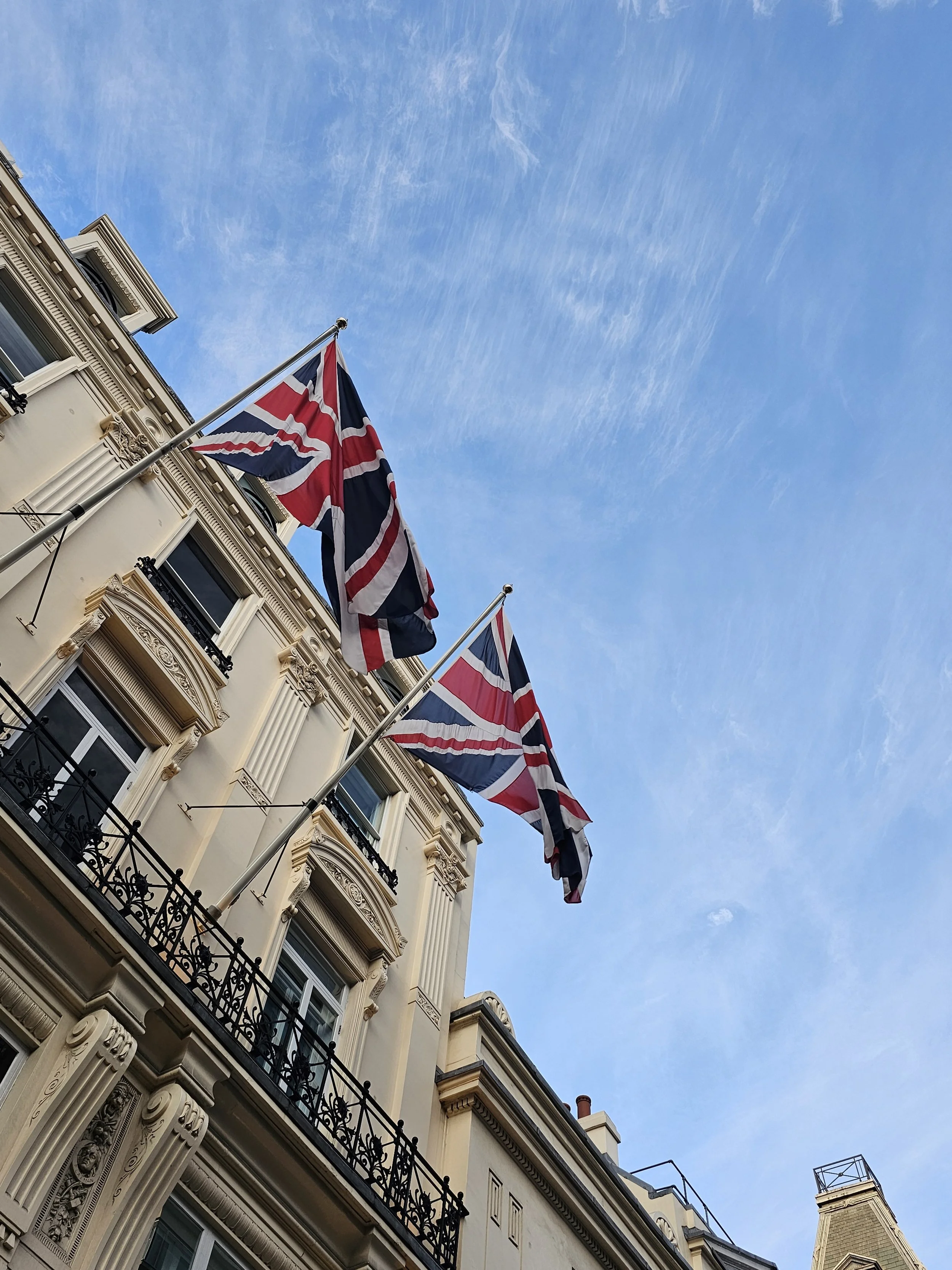Flags in London. 2025.