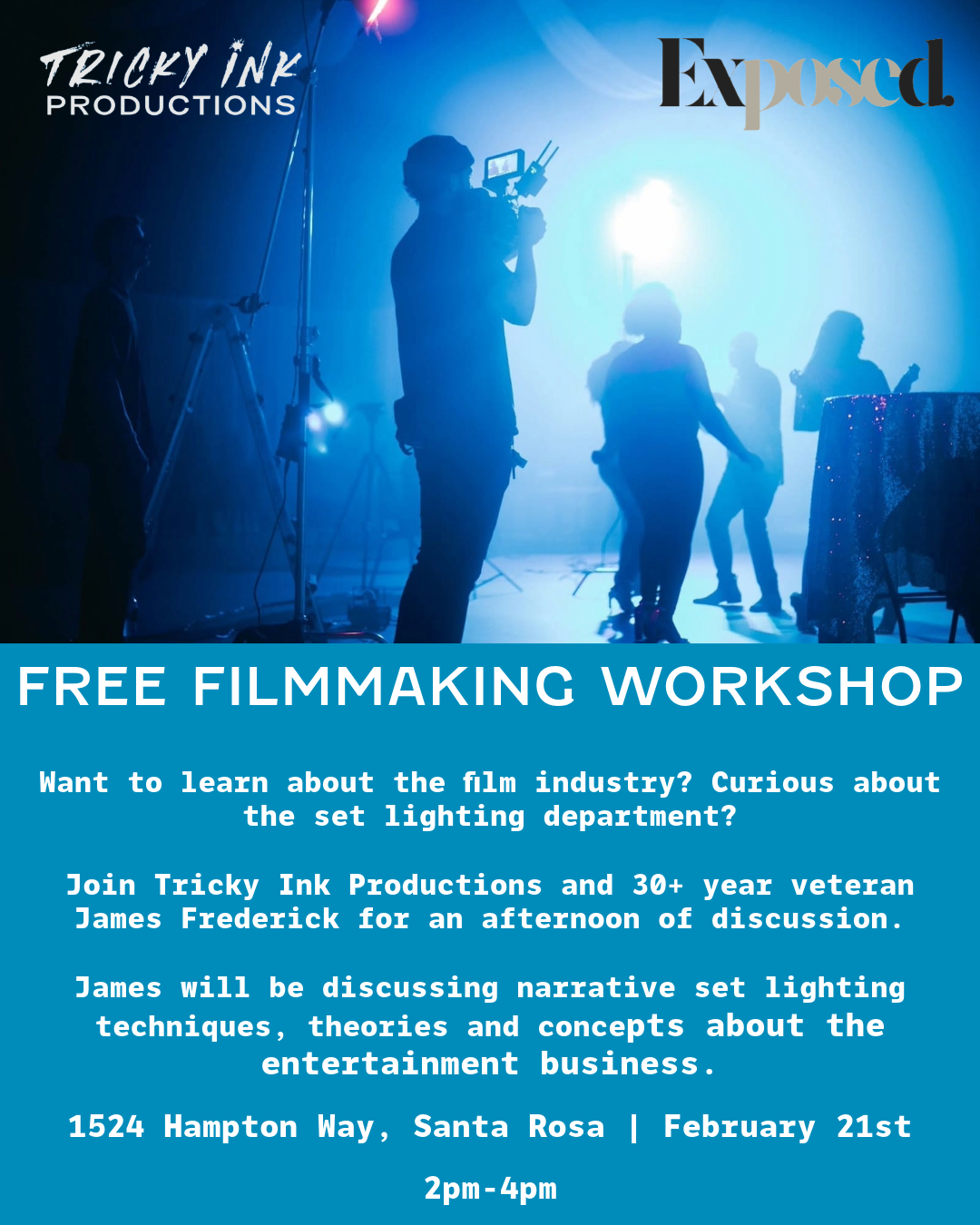 FREE FILMMAKING WORKSHOP