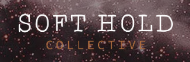 Soft Hold Collective logo with starry background.