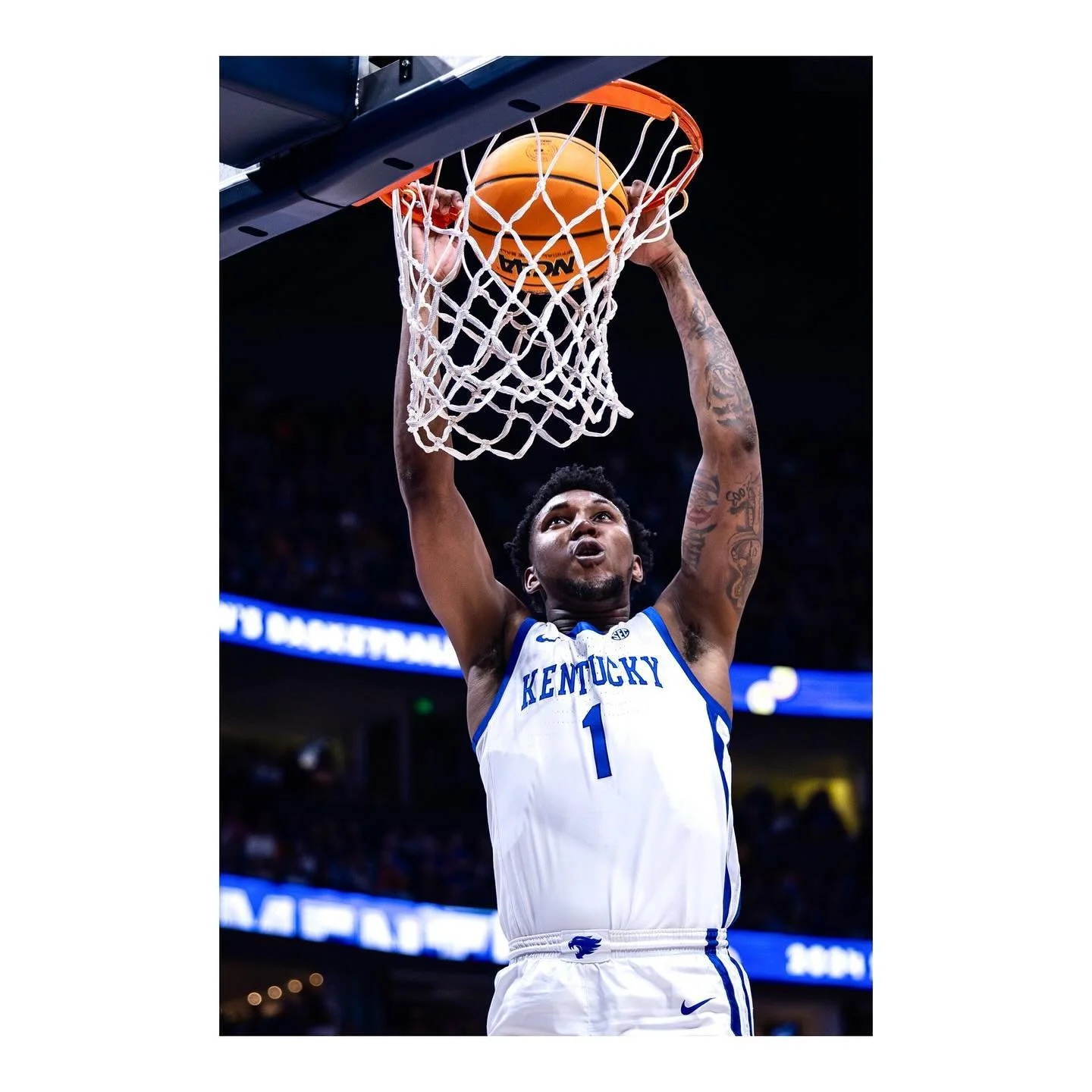 Shots of the the No. 2 Kentucky vs. No. 7 Texas A&amp;M men&rsquo;s basketball match in the SEC Tournament quarterfinals on Friday, March 15, 2024, at Bridgestone Arena in Nashville, Tennessee. Kentucky lost 97-87.