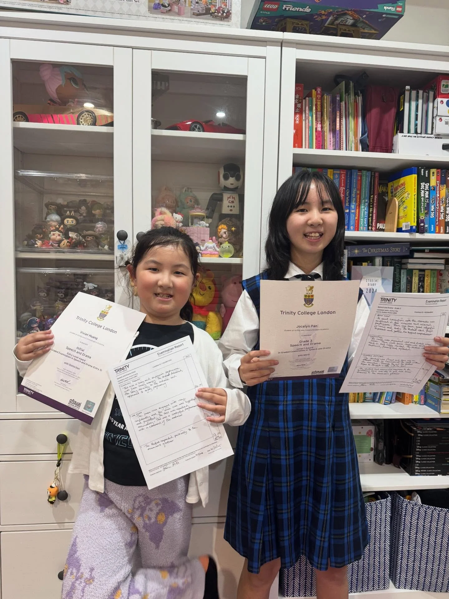 Huge congratulations to Jocelyn for achieving Grade 3 with Merit, and Vivian for achieving Initial with Distinction in their Trinity College London Speech &amp; Drama exams 🎭✨

Through their training at Acting &amp; Communication in Pymble, their co