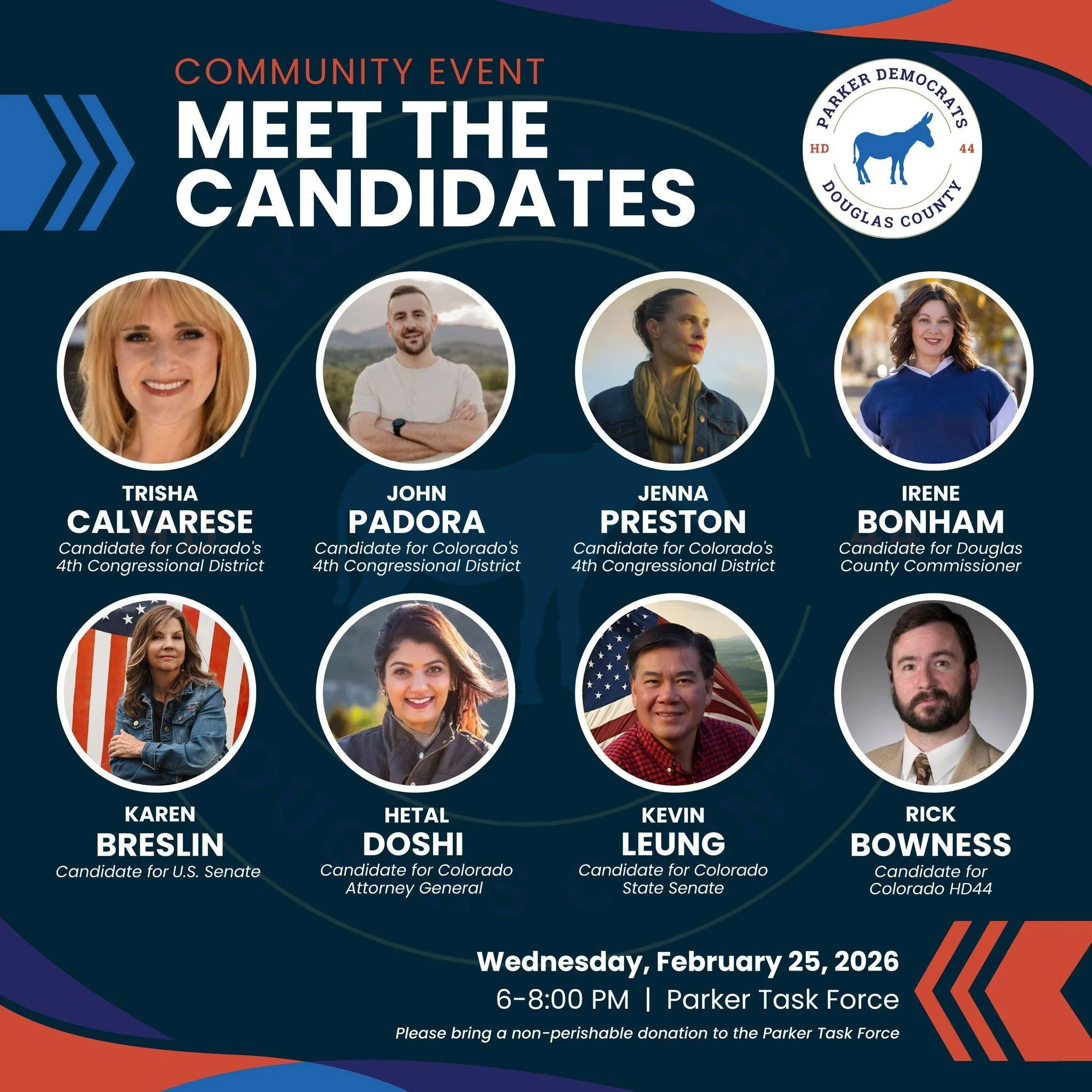 Candidate Meet & Greet with Parker Democrats